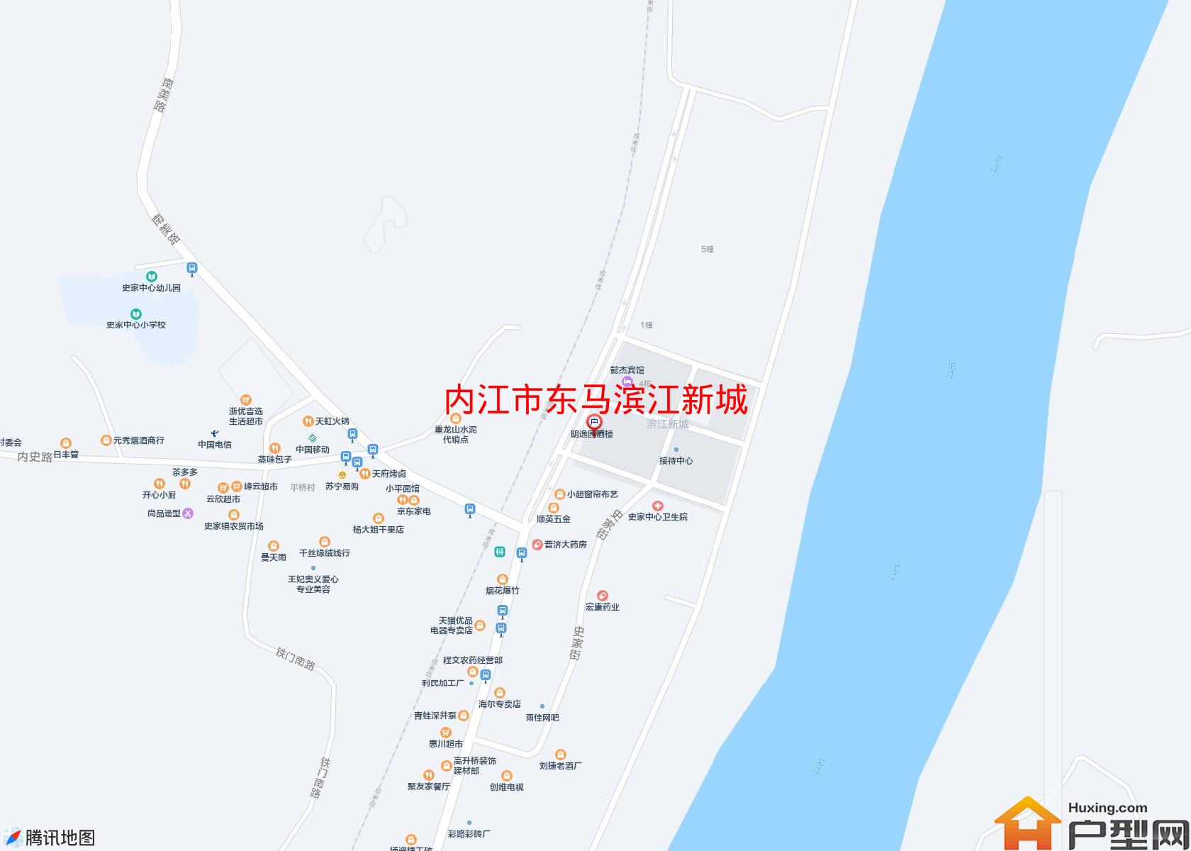 东马滨江新城小区 - 户型网