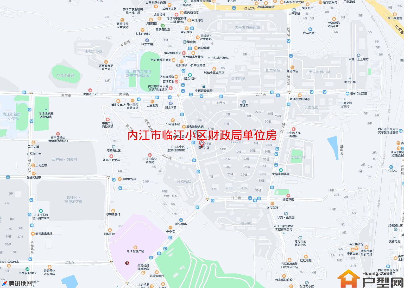 临江小区财政局单位房小区 - 户型网