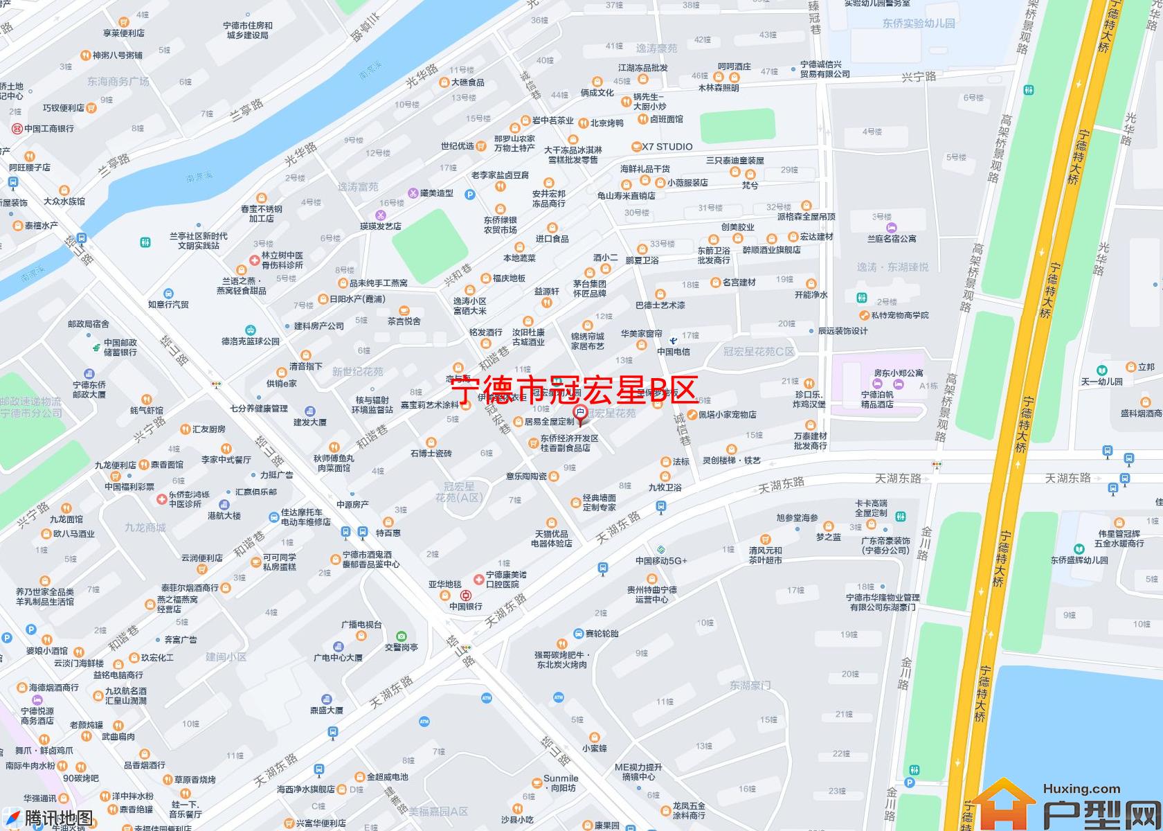 冠宏星B区小区 - 户型网