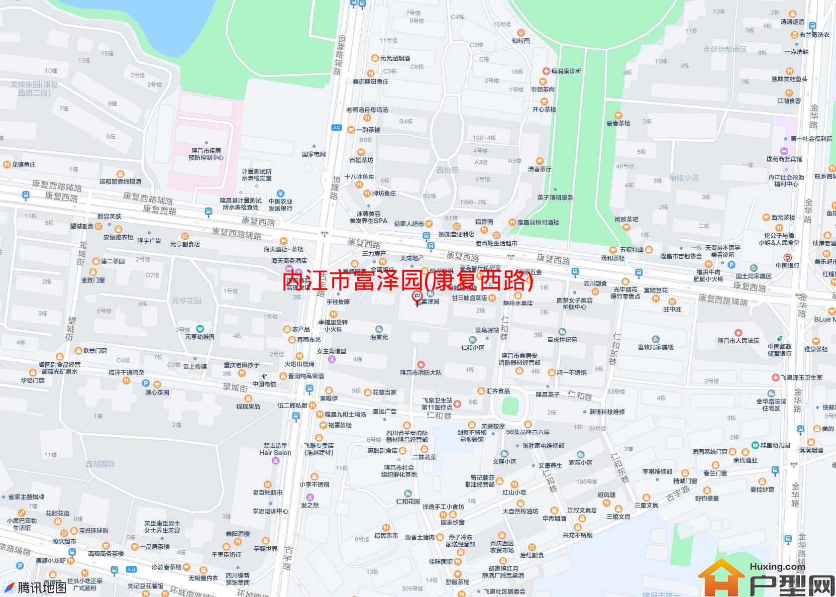 富泽园(康复西路)小区 - 户型网