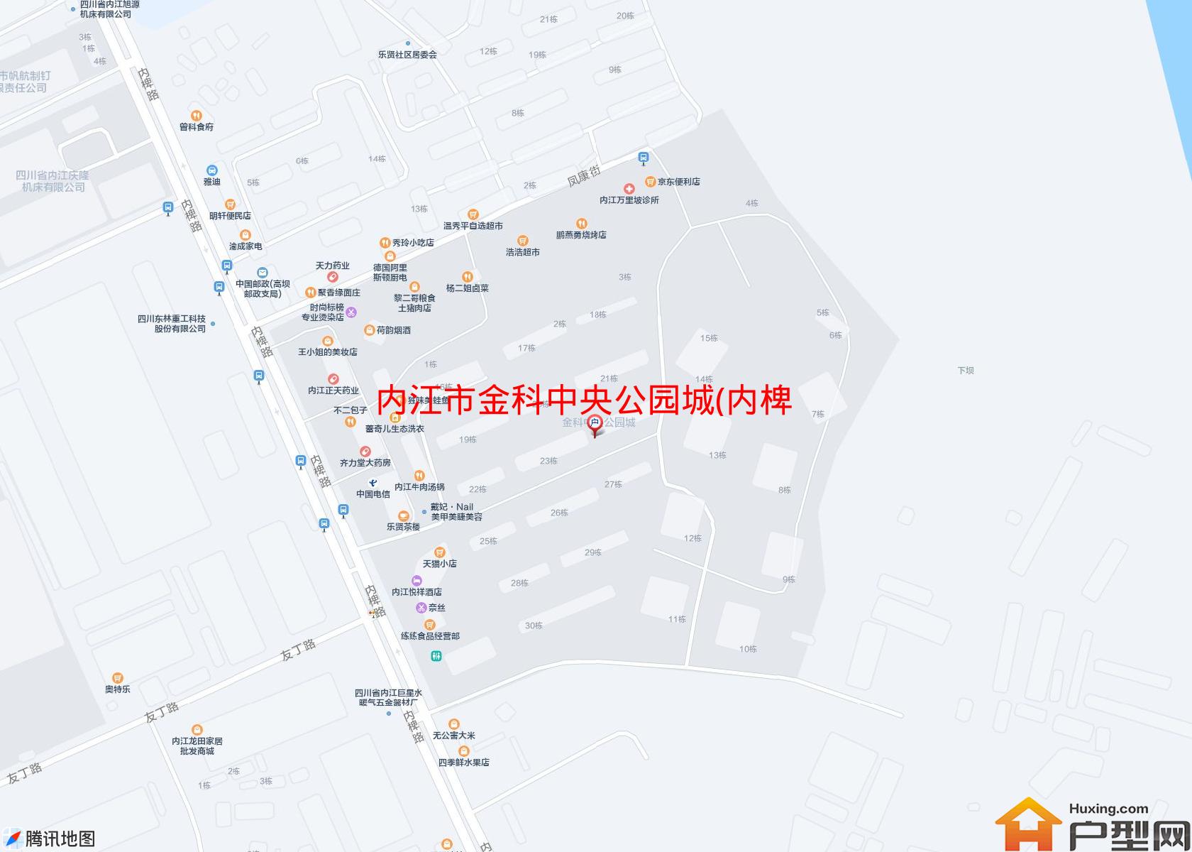 金科中央公园城(内椑路)小区 - 户型网