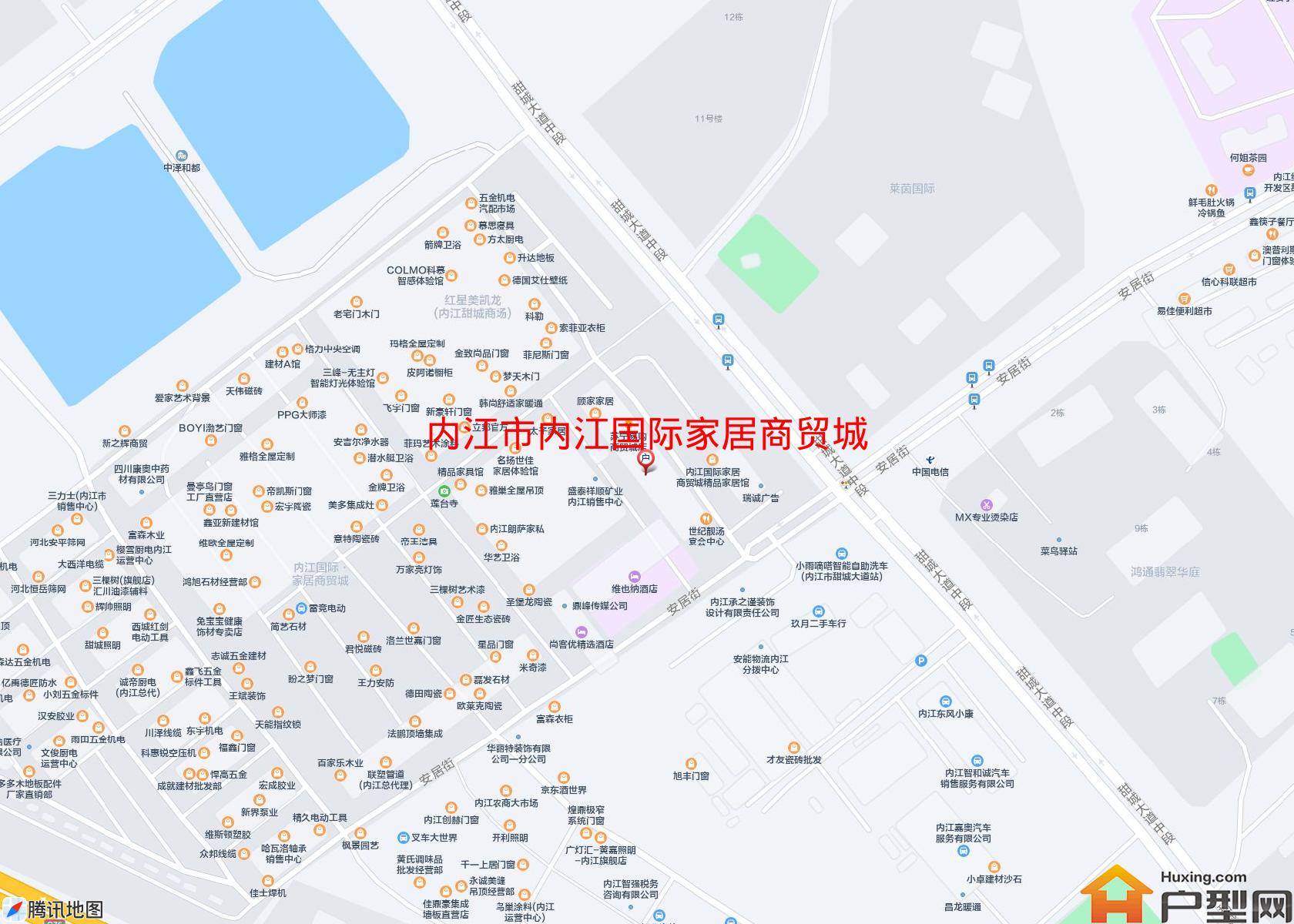 内江国际家居商贸城小区 - 户型网