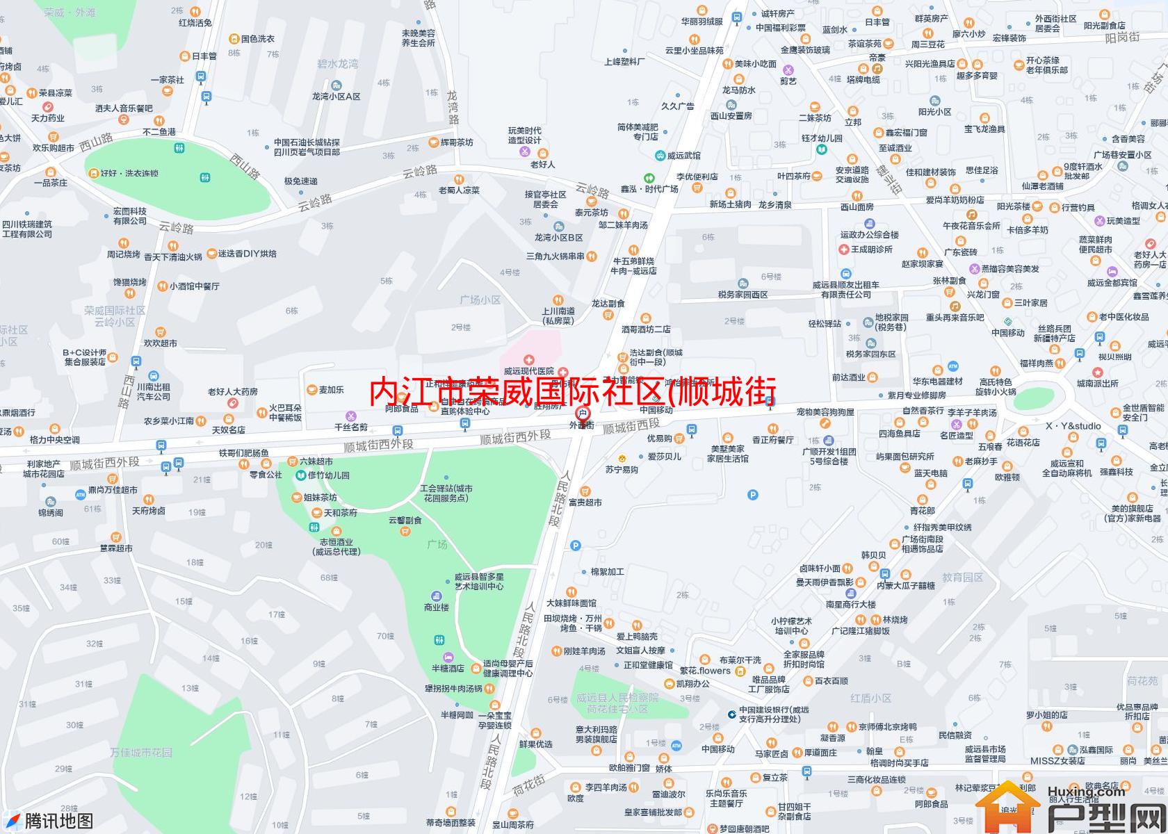 荣威国际社区(顺城街134号)小区 - 户型网