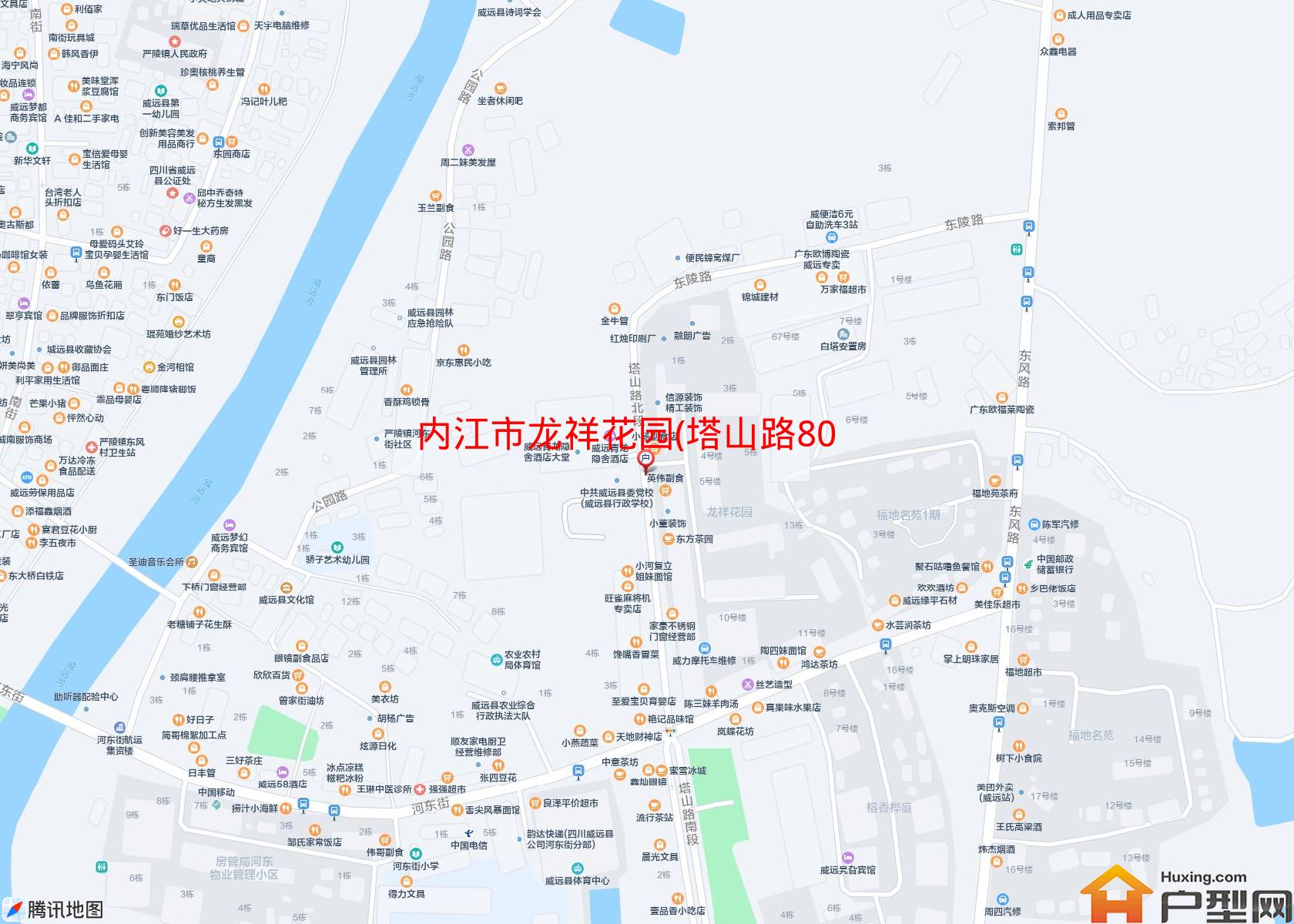 龙祥花园(塔山路80号)小区 - 户型网