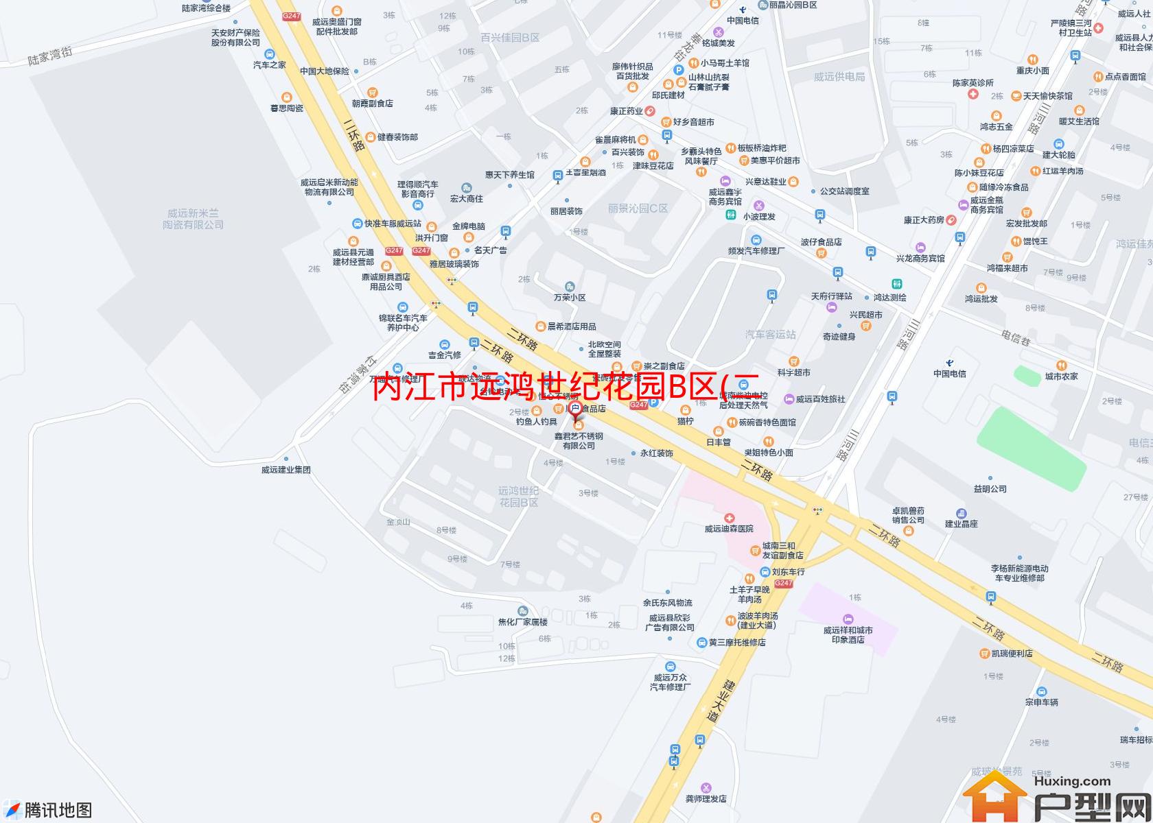 远鸿世纪花园B区(二环路)小区 - 户型网