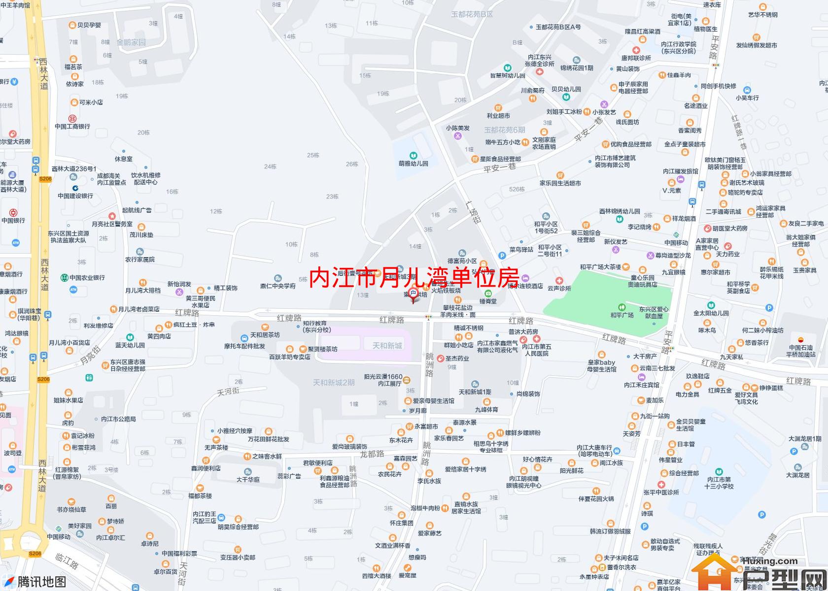 月儿湾单位房小区 - 户型网