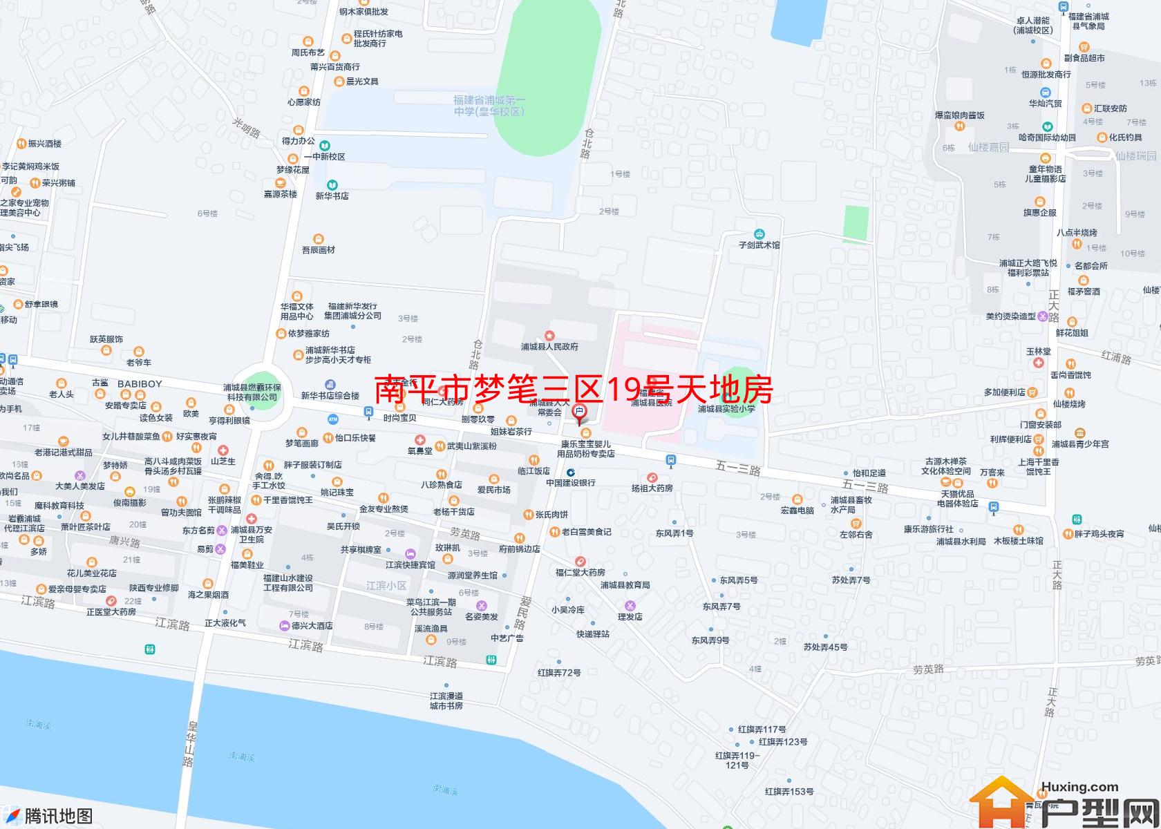 梦笔三区19号天地房三层半带花园的洋房小区 - 户型网