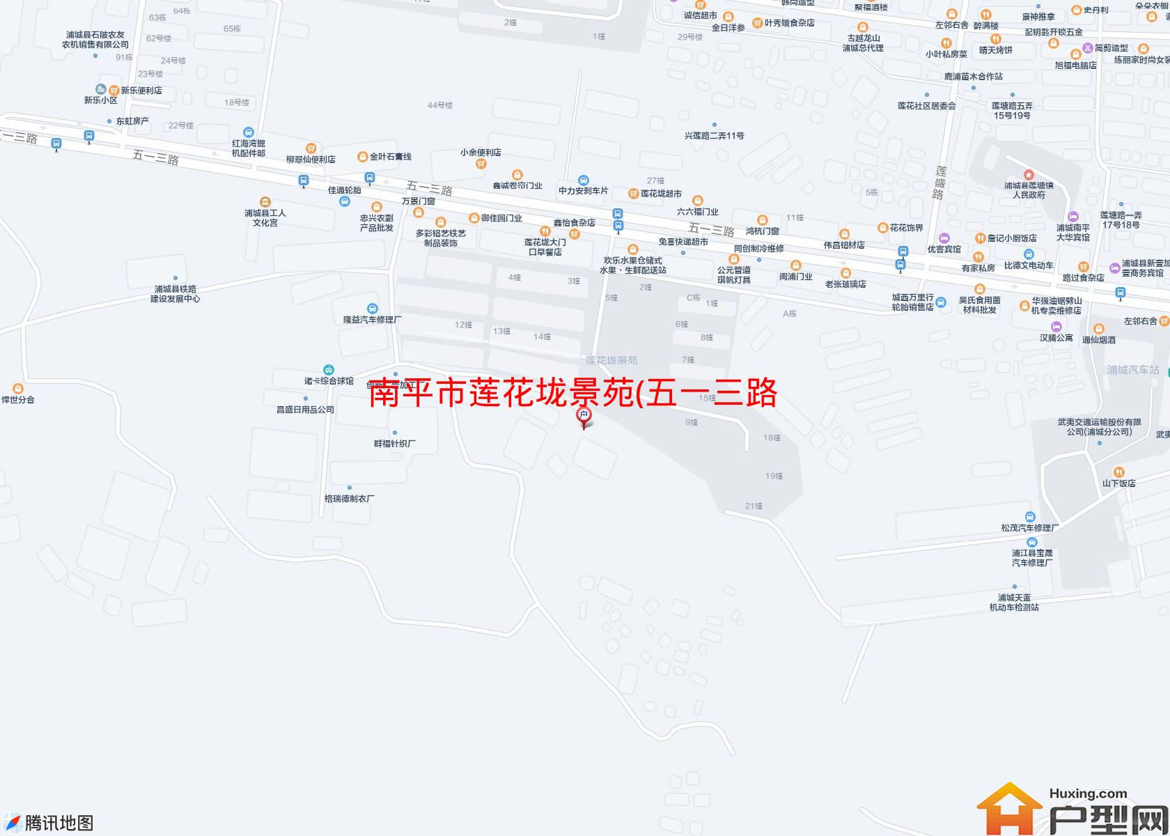 莲花垅景苑(五一三路)小区 - 户型网