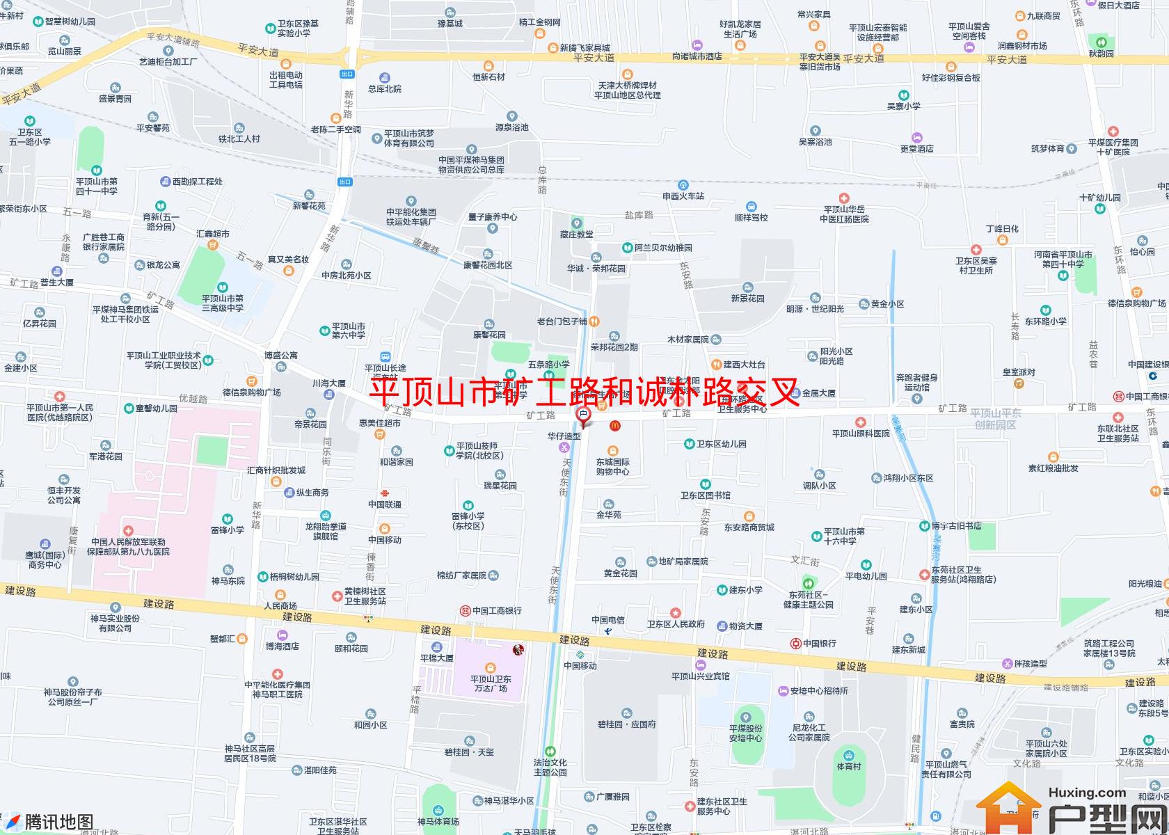 矿工路和诚朴路交叉口小区 - 户型网