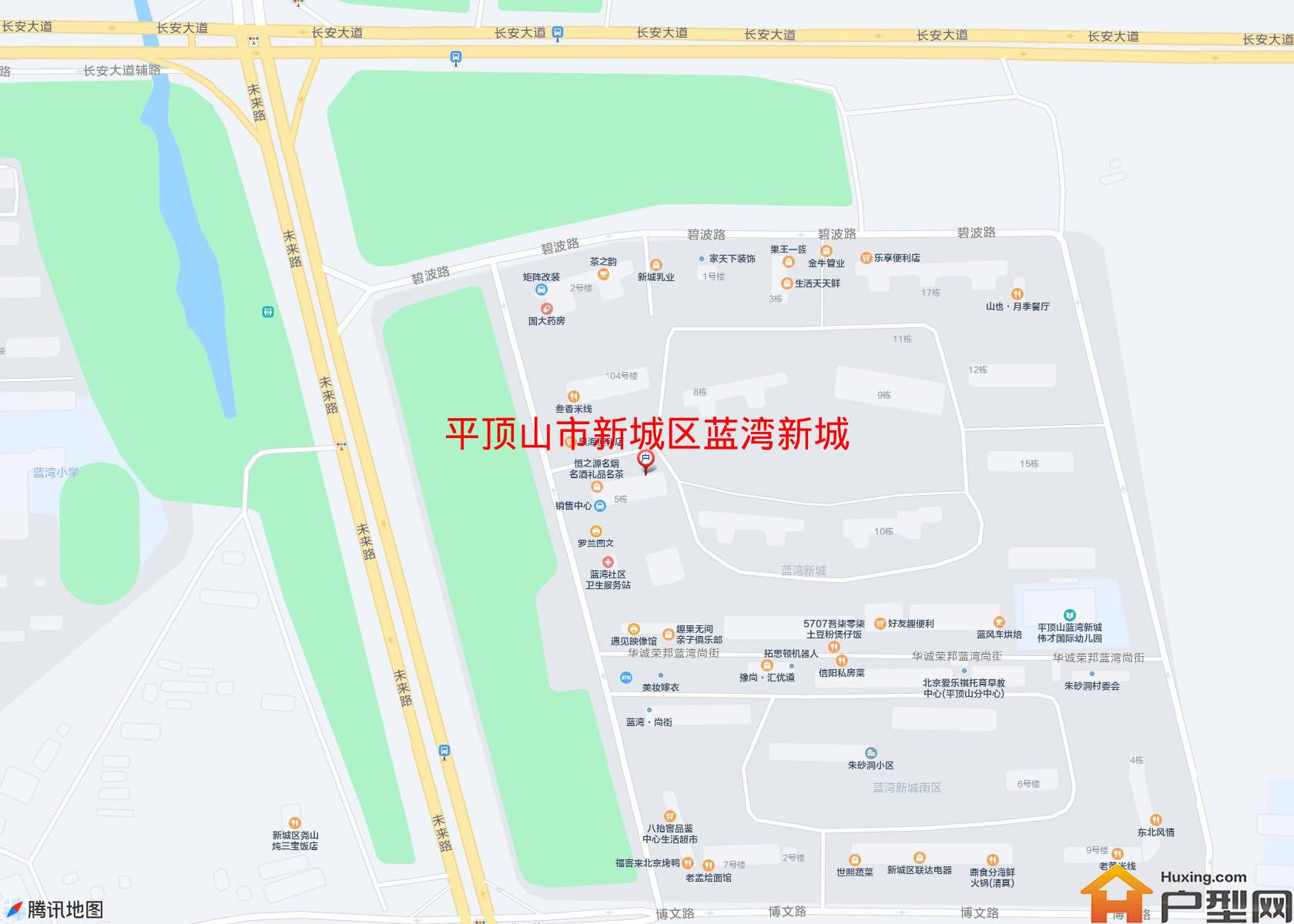 新城区蓝湾新城小区 - 户型网