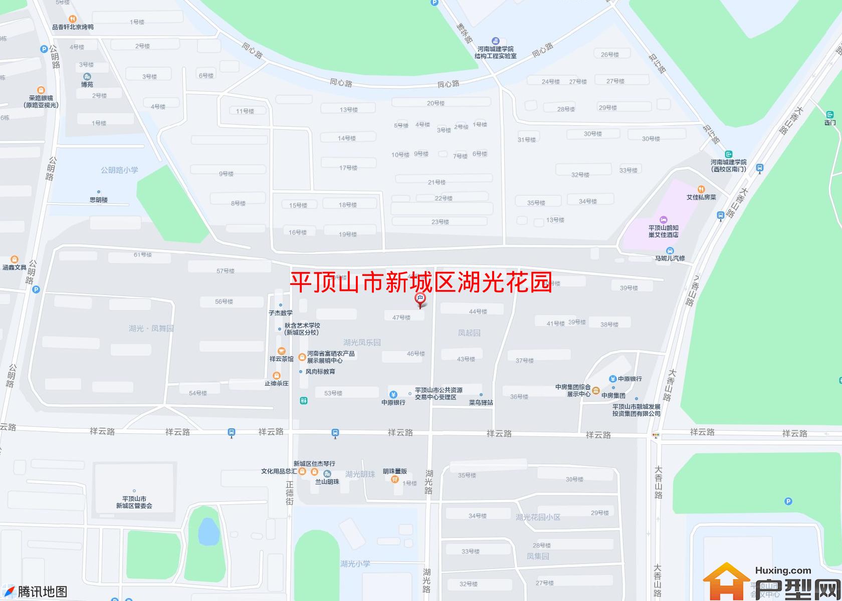 新城区湖光花园小区 - 户型网