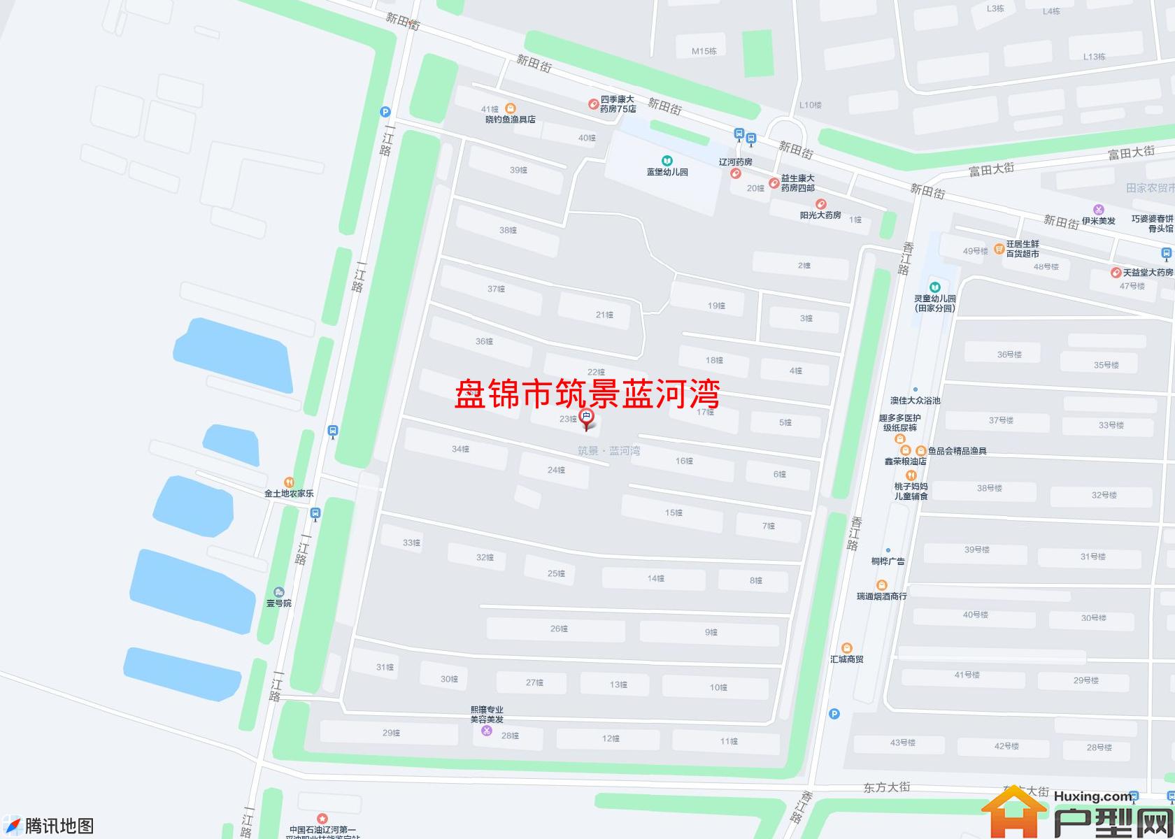 筑景蓝河湾小区 - 户型网