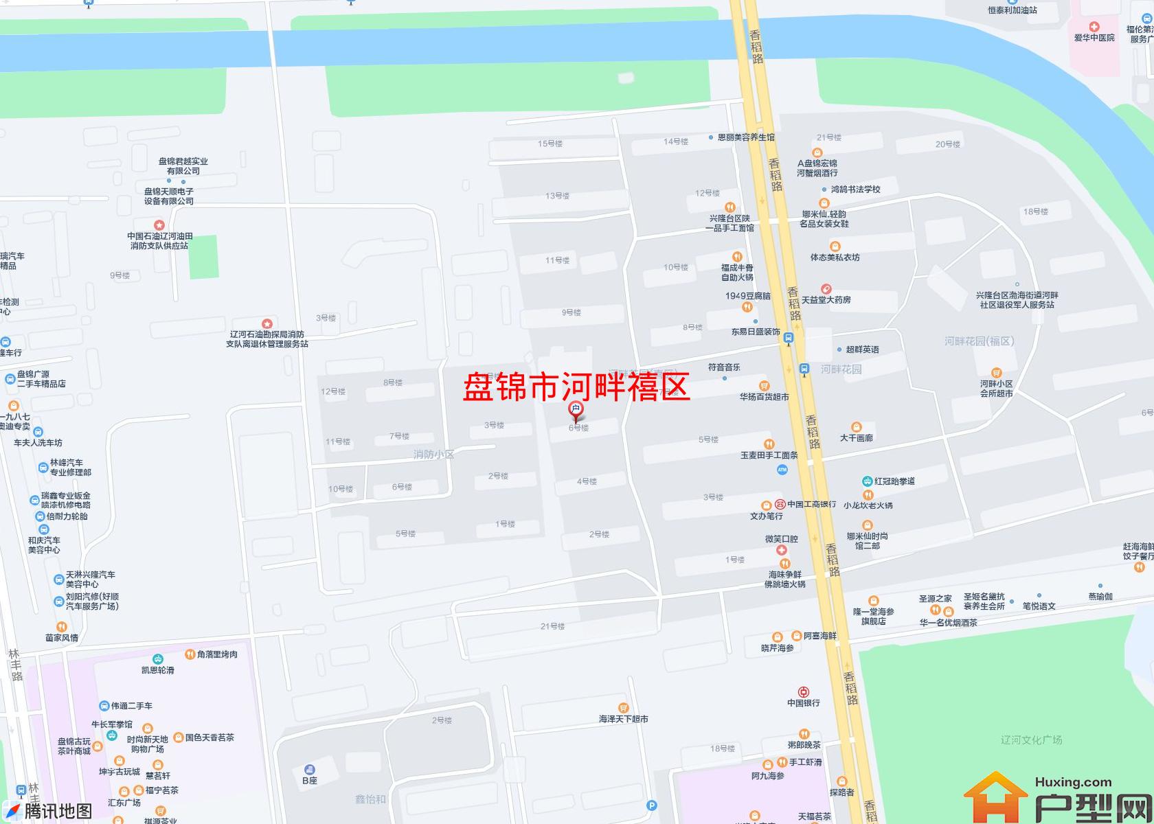 河畔禧区小区 - 户型网