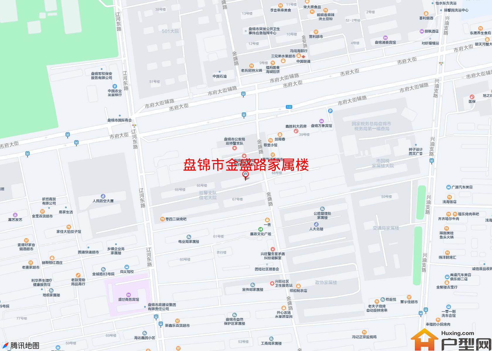 金盛路家属楼小区 - 户型网
