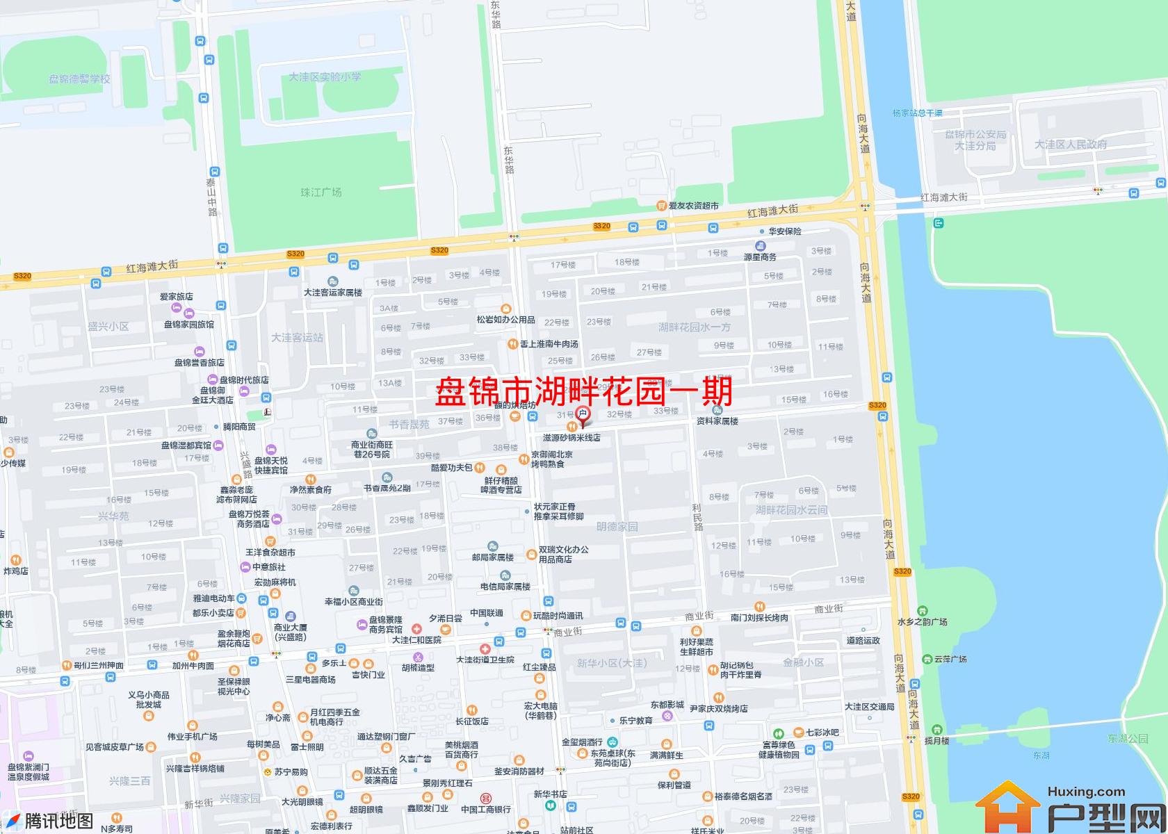 湖畔花园一期小区 - 户型网