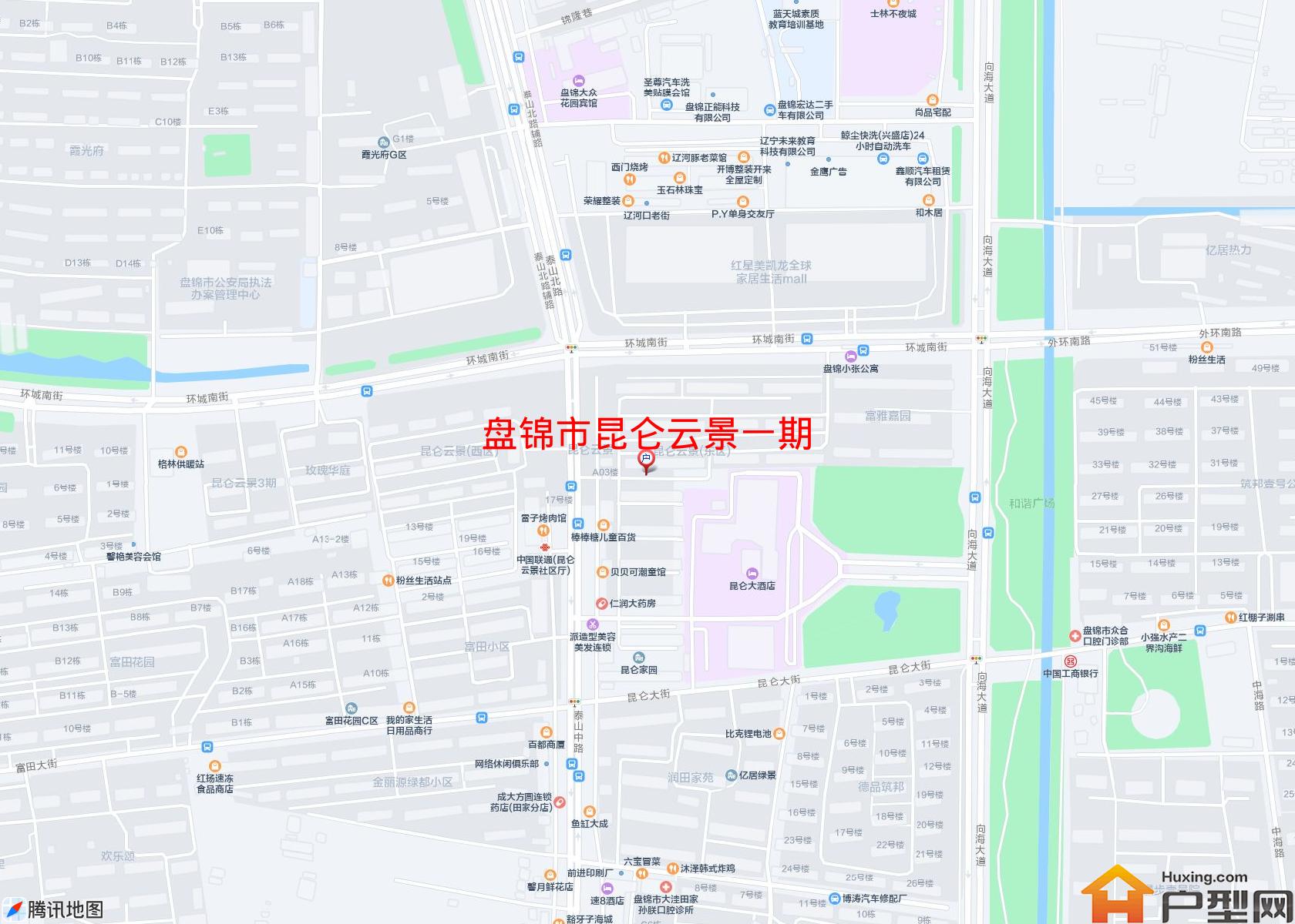 昆仑云景一期小区 - 户型网