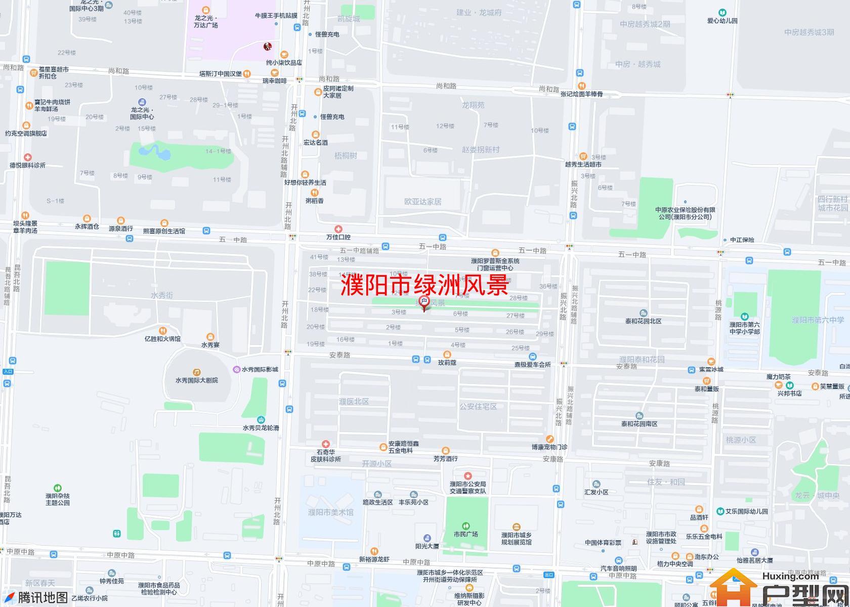 绿洲风景小区 - 户型网