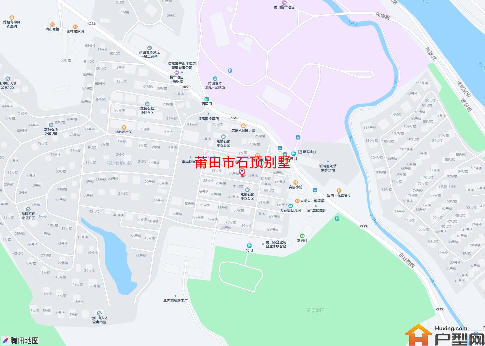 石顶别墅小区 - 户型网