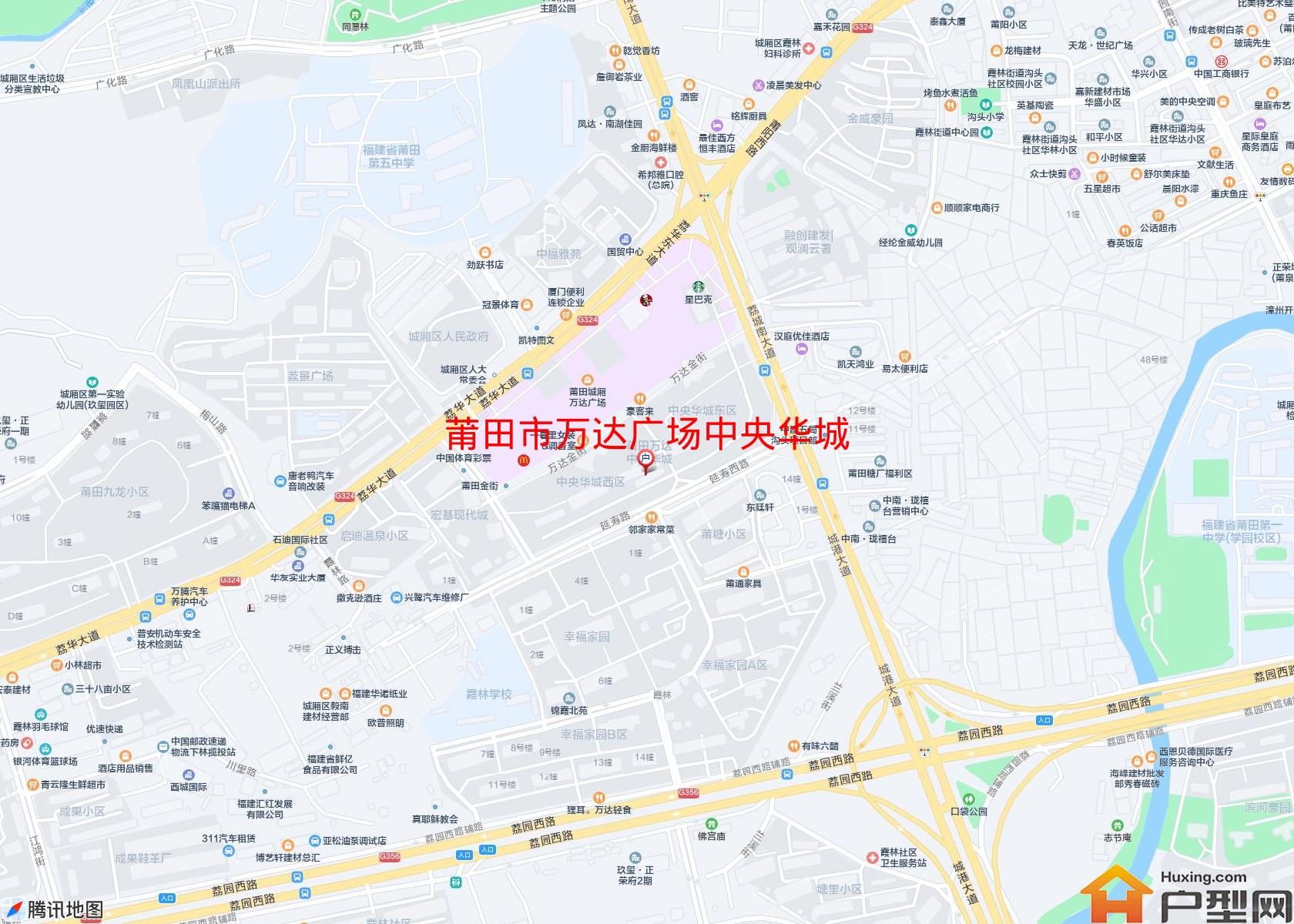 万达广场中央华城小区 - 户型网