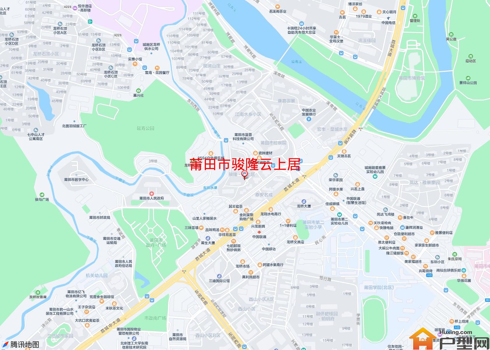 骏隆云上居小区 - 户型网