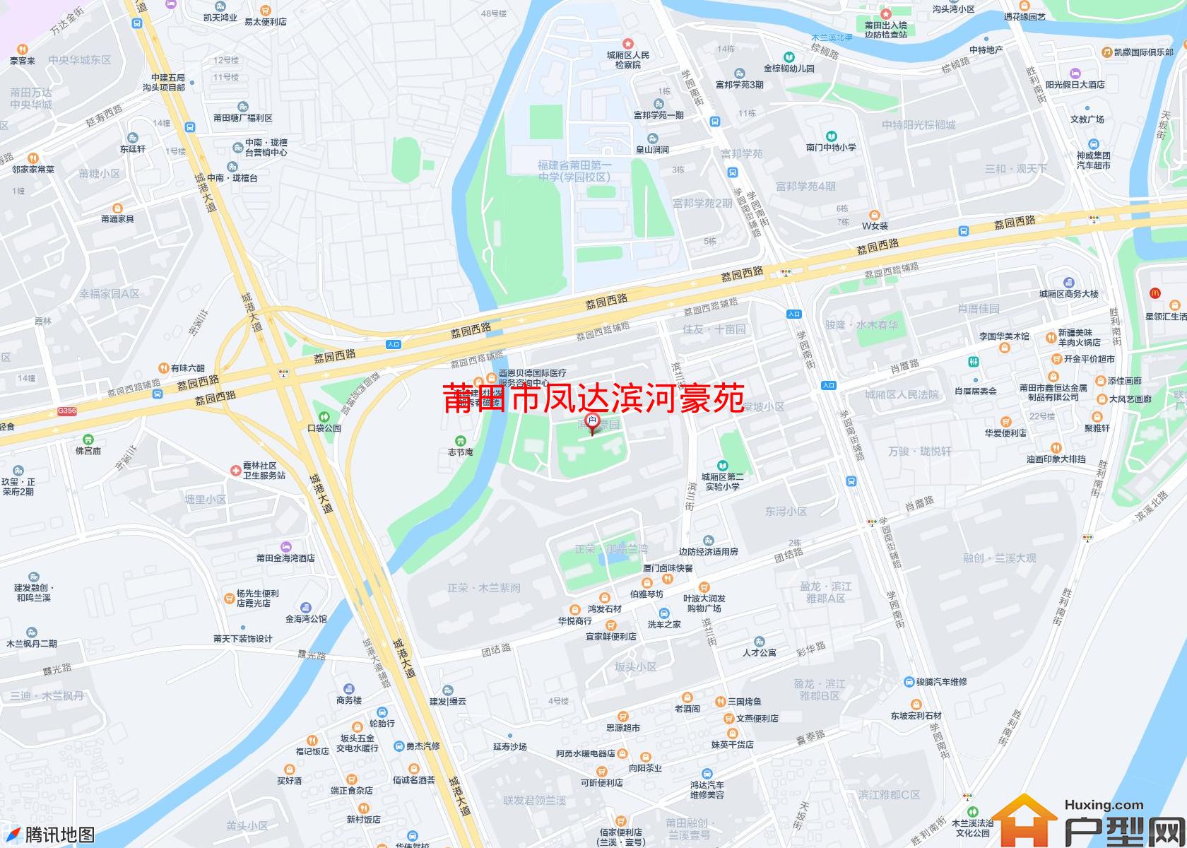 凤达滨河豪苑小区 - 户型网