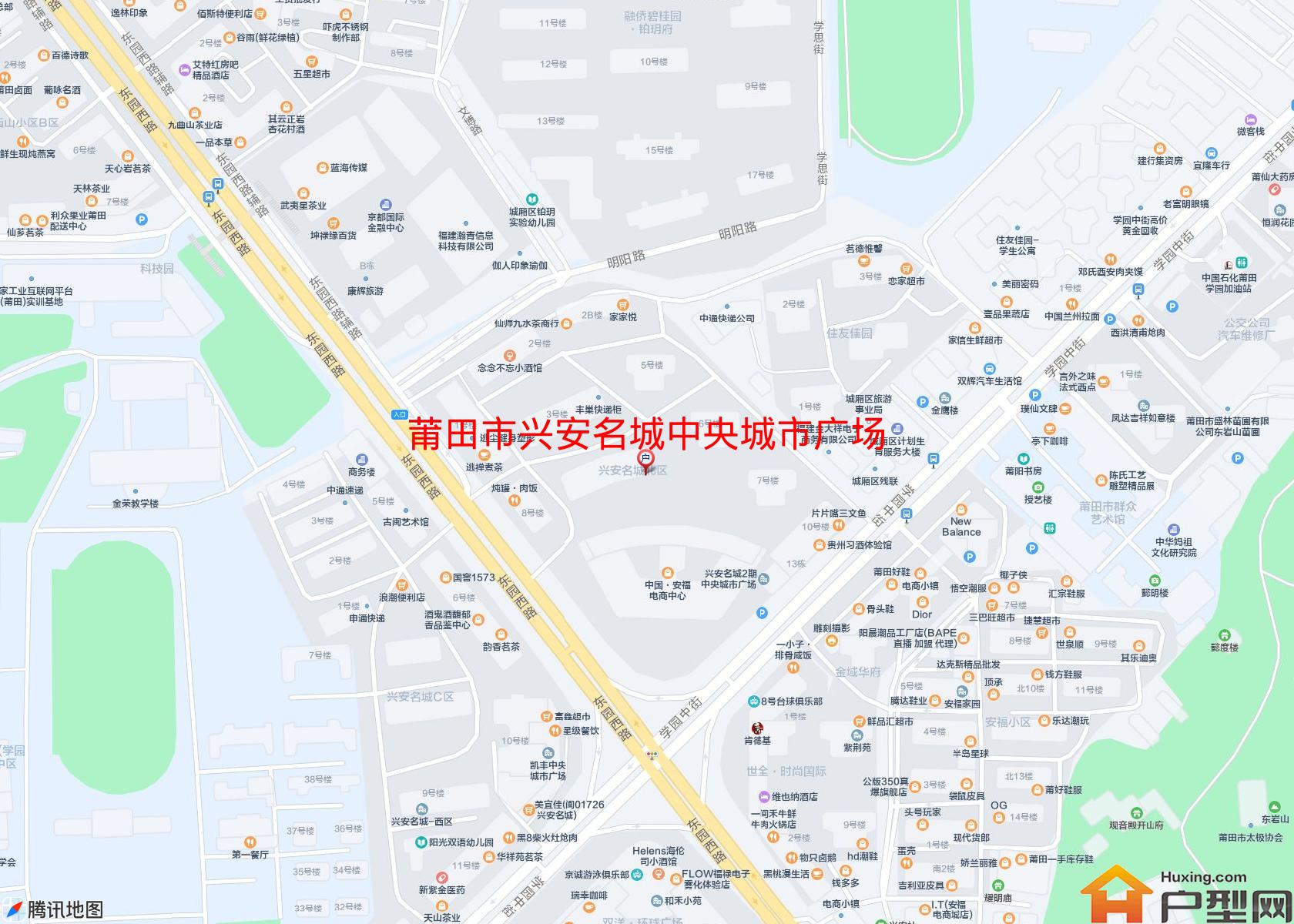 兴安名城中央城市广场小区 - 户型网