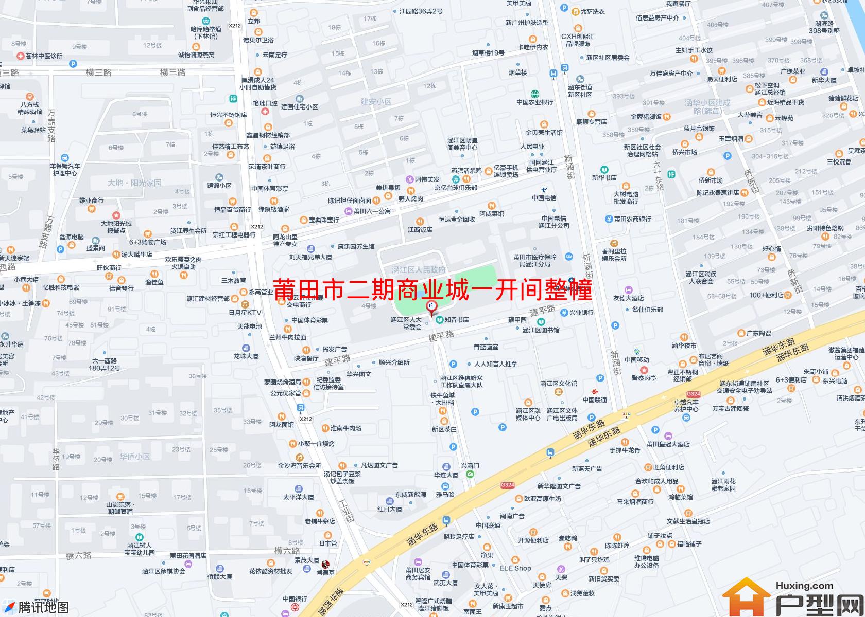 二期商业城一开间整幢小区 - 户型网