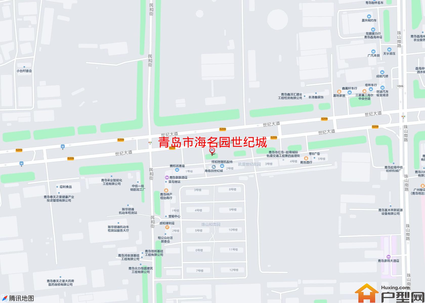 海名园世纪城小区 - 户型网