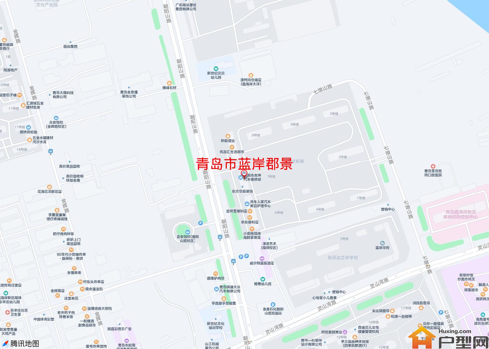 蓝岸郡景小区 - 户型网