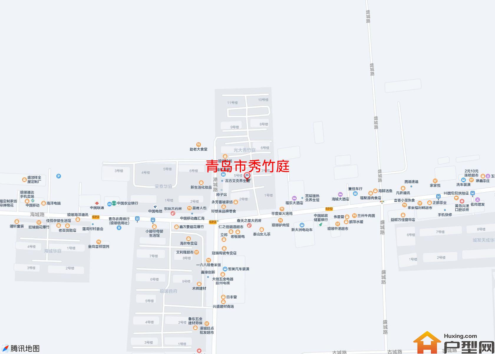 秀竹庭小区 - 户型网
