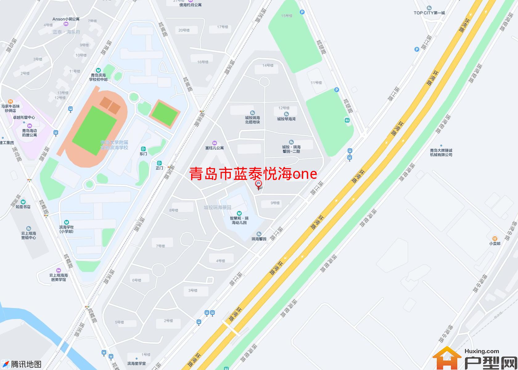蓝泰悦海one小区 - 户型网