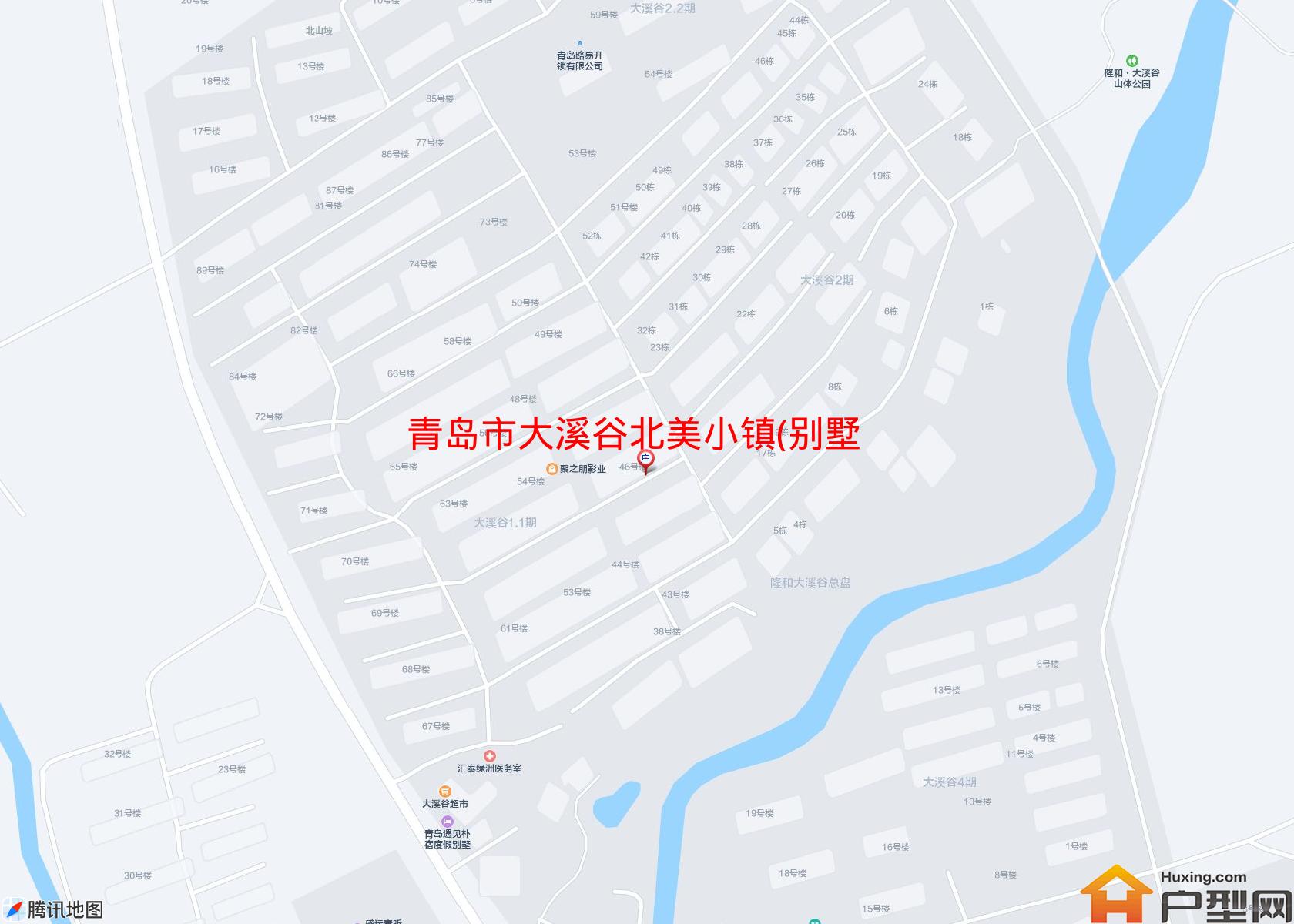 大溪谷北美小镇(别墅)小区 - 户型网