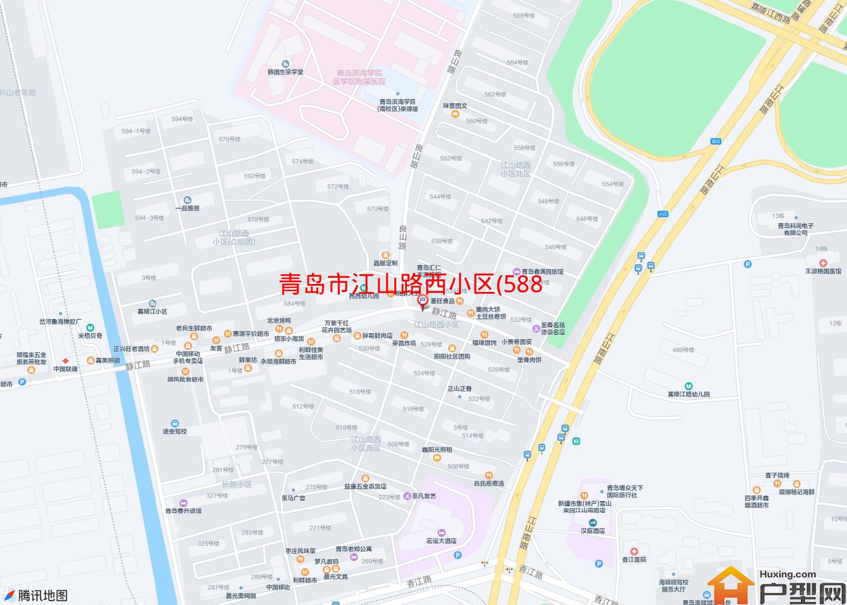 江山路西小区(588号)小区 - 户型网