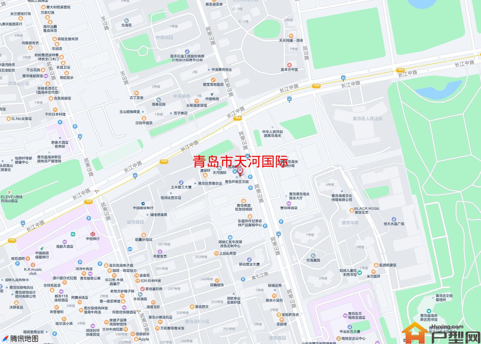 天河国际小区 - 户型网
