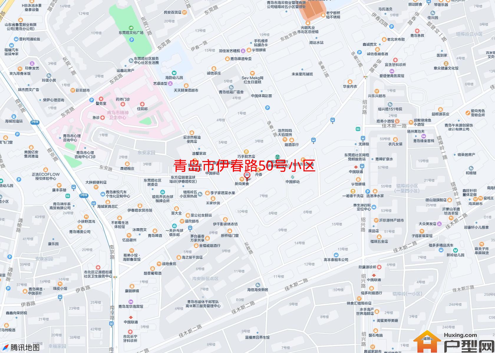 伊春路50号小区小区 - 户型网