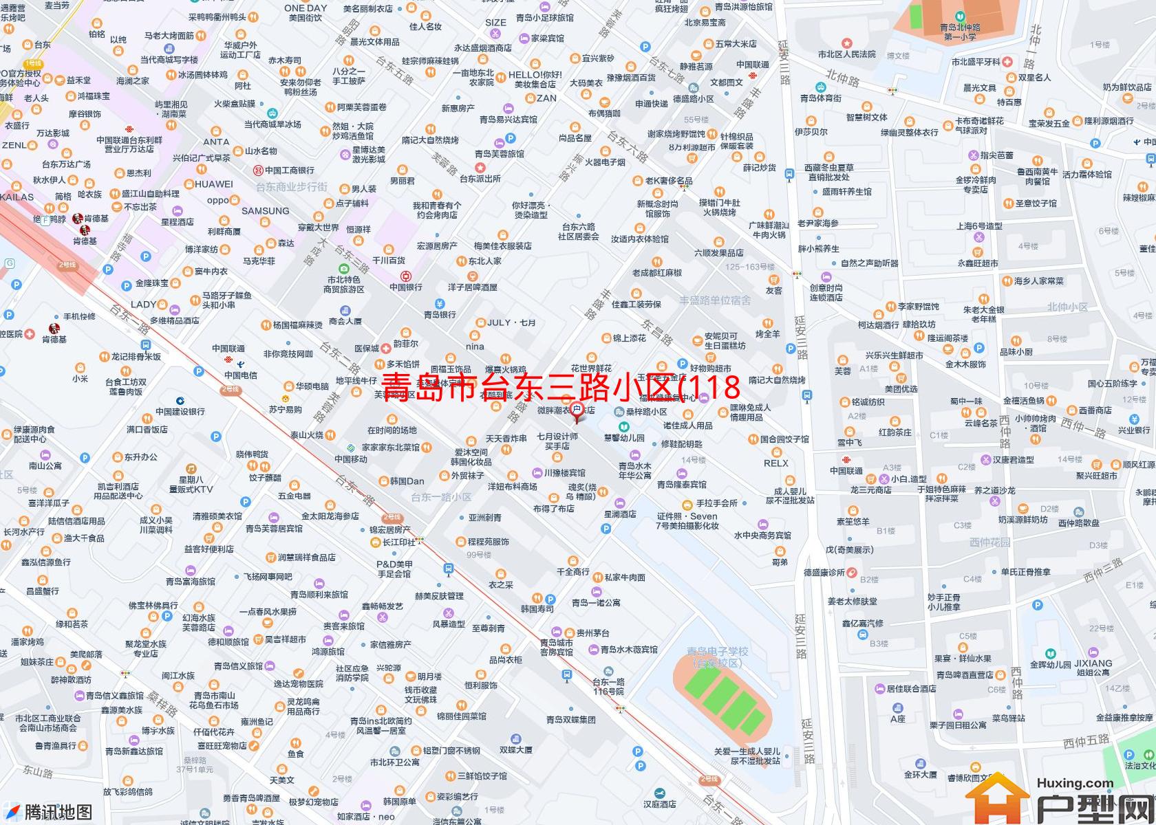 台东三路小区(118-156号)小区 - 户型网