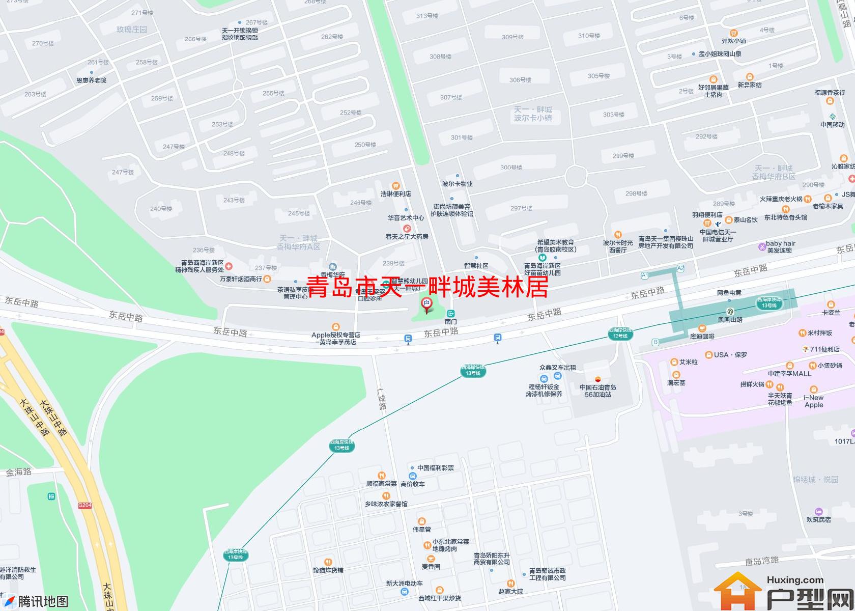 天一畔城美林居小区 - 户型网