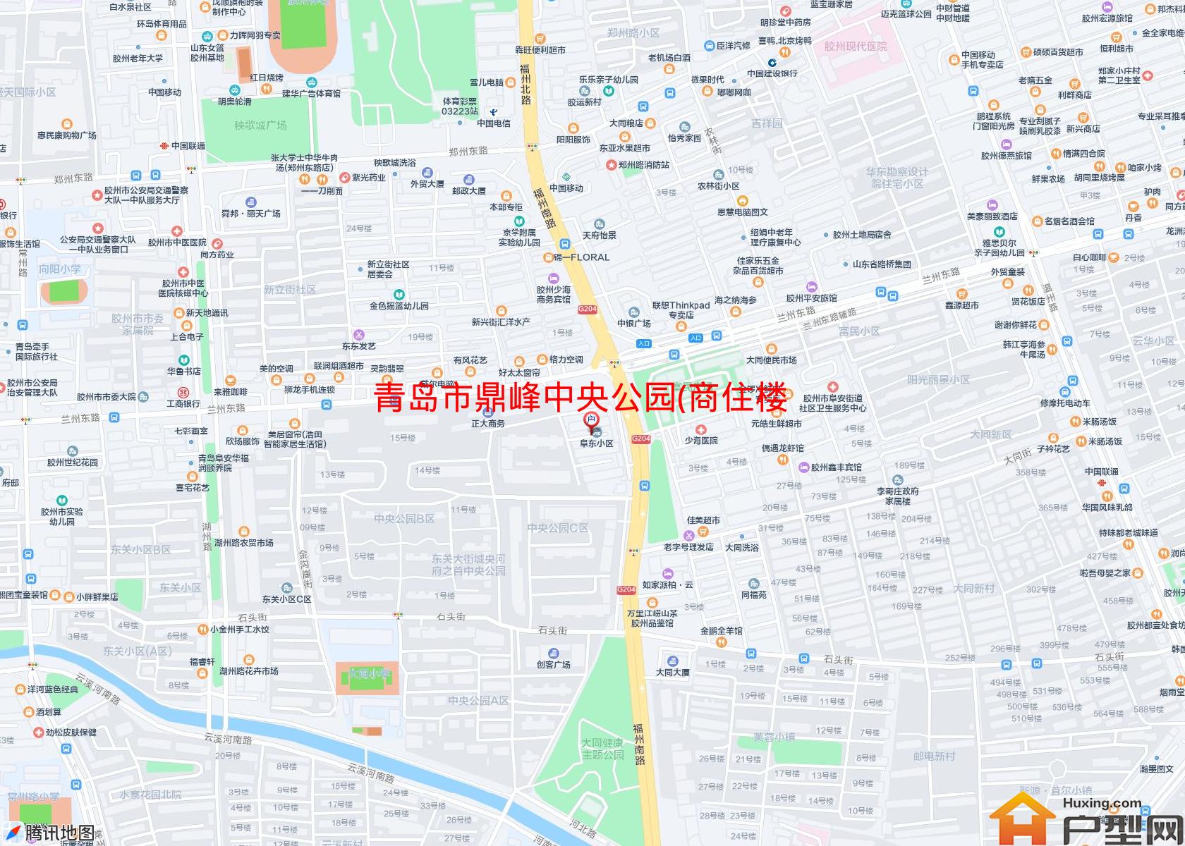 鼎峰中央公园(商住楼)小区 - 户型网