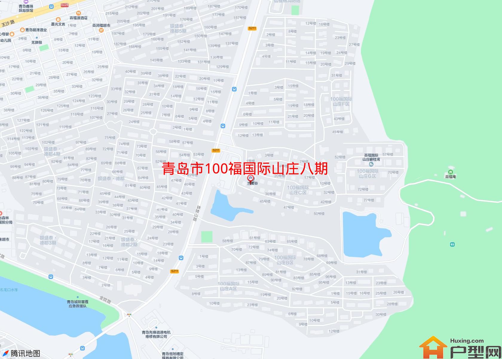 100福国际山庄八期锦枫园小区 - 户型网