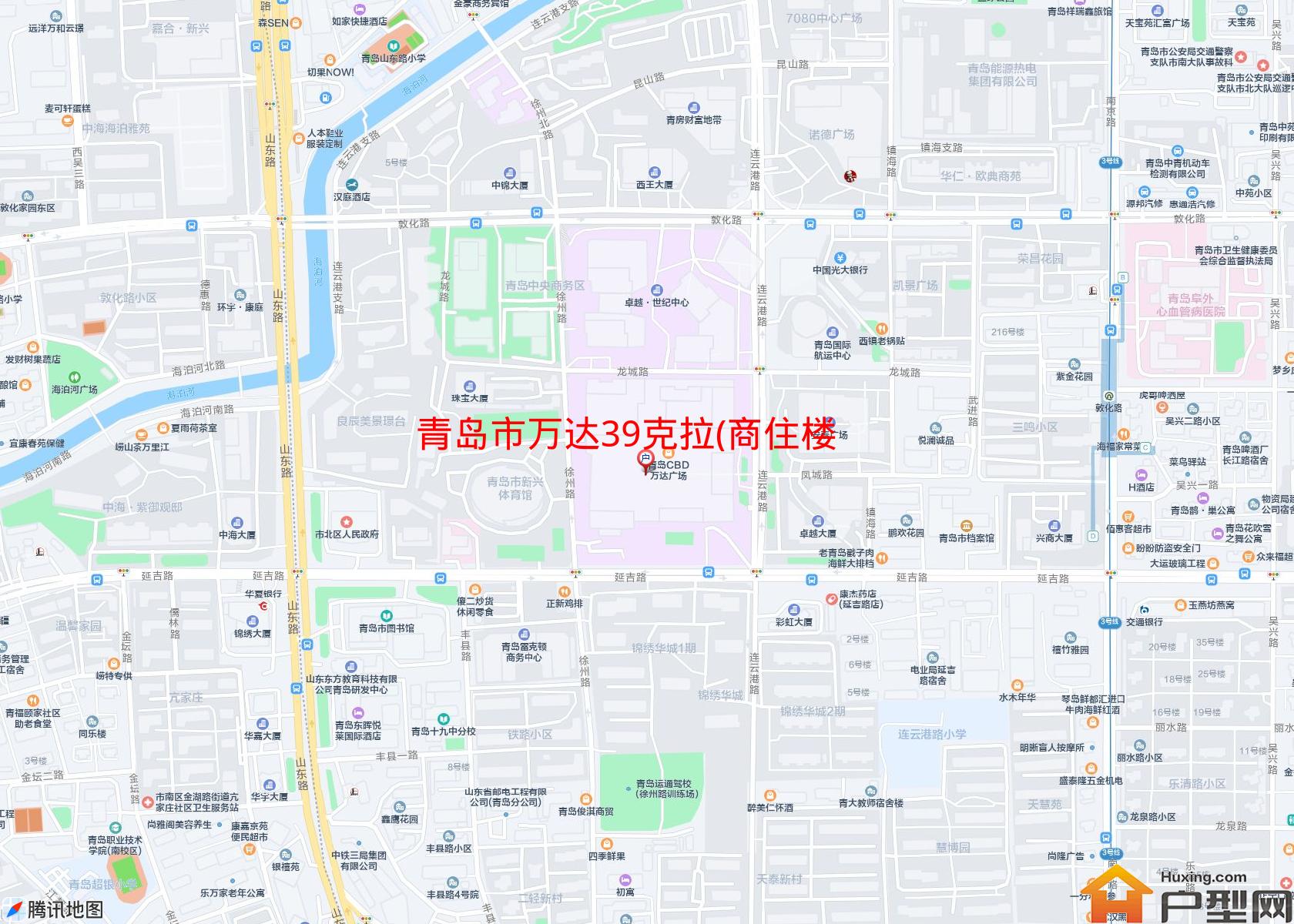 万达39克拉(商住楼)小区 - 户型网