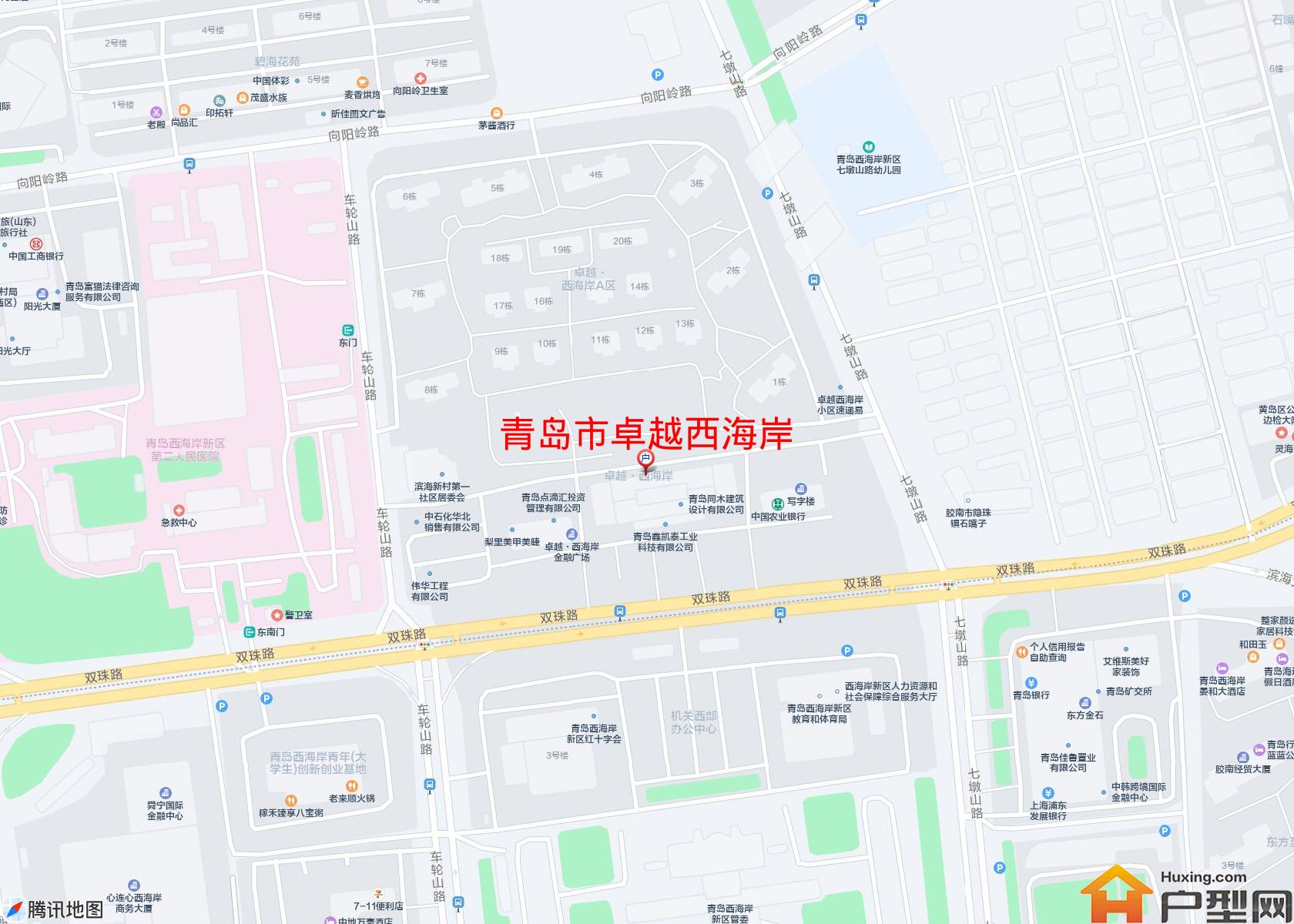 卓越西海岸小区 - 户型网