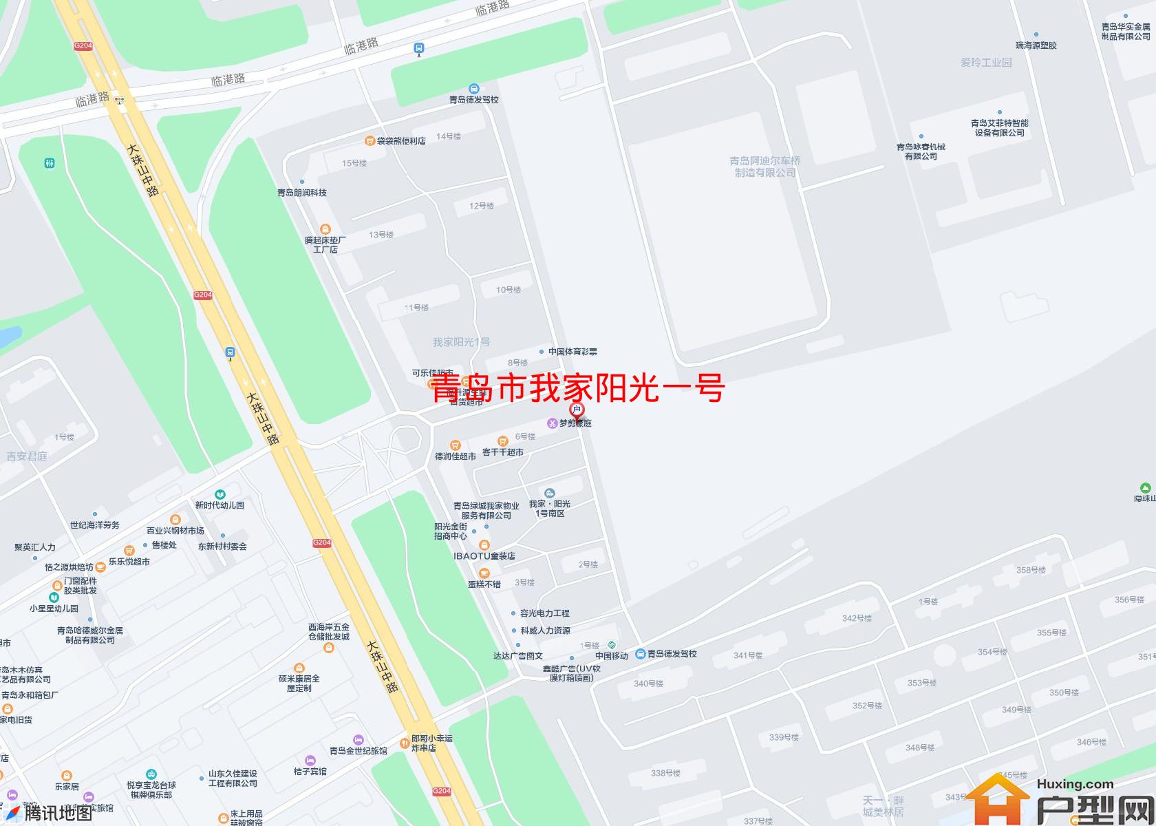 我家阳光一号小区 - 户型网
