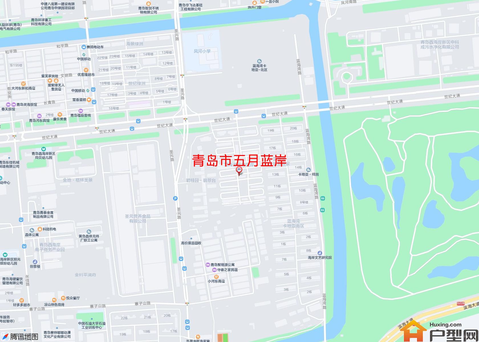五月蓝岸小区 - 户型网