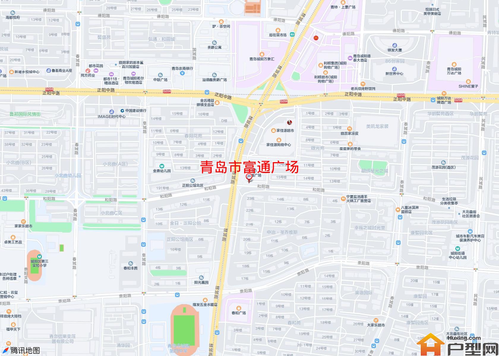 富通广场小区 - 户型网