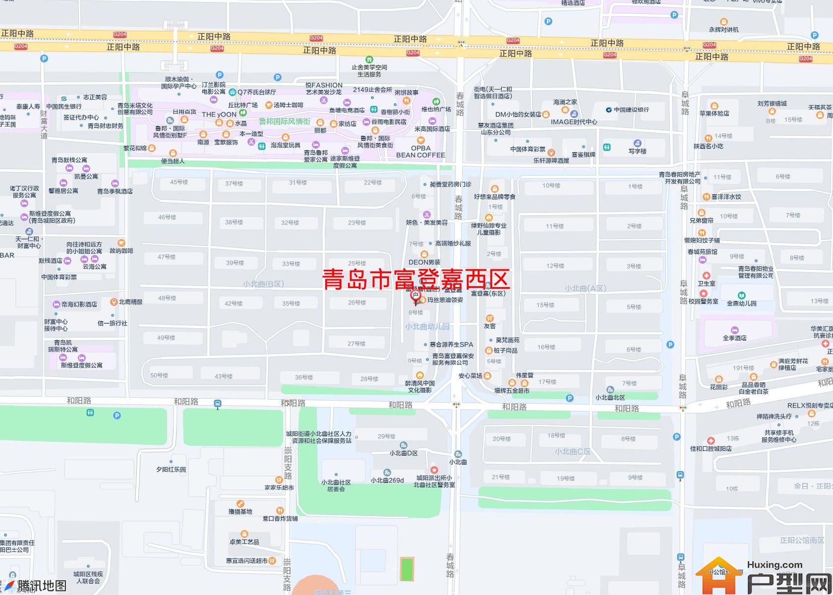 富登嘉西区小区 - 户型网