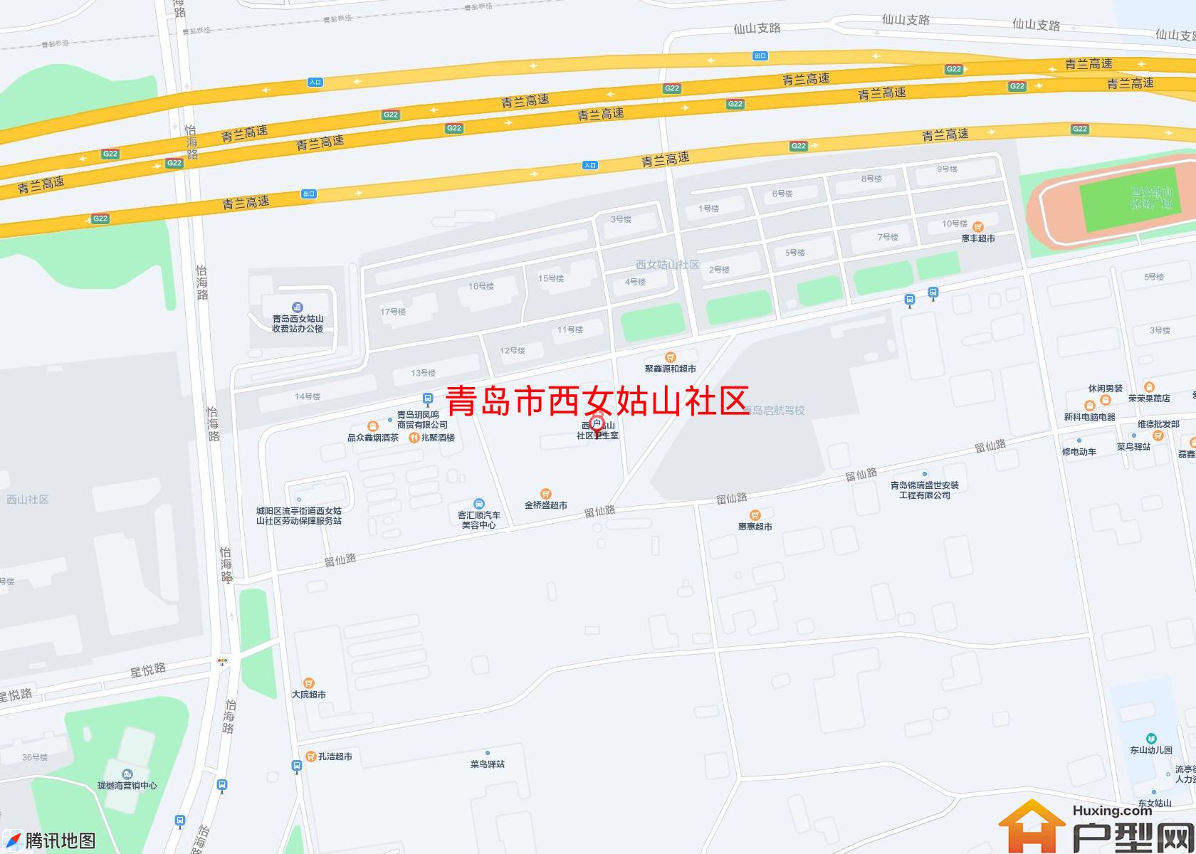 西女姑山社区小区 - 户型网