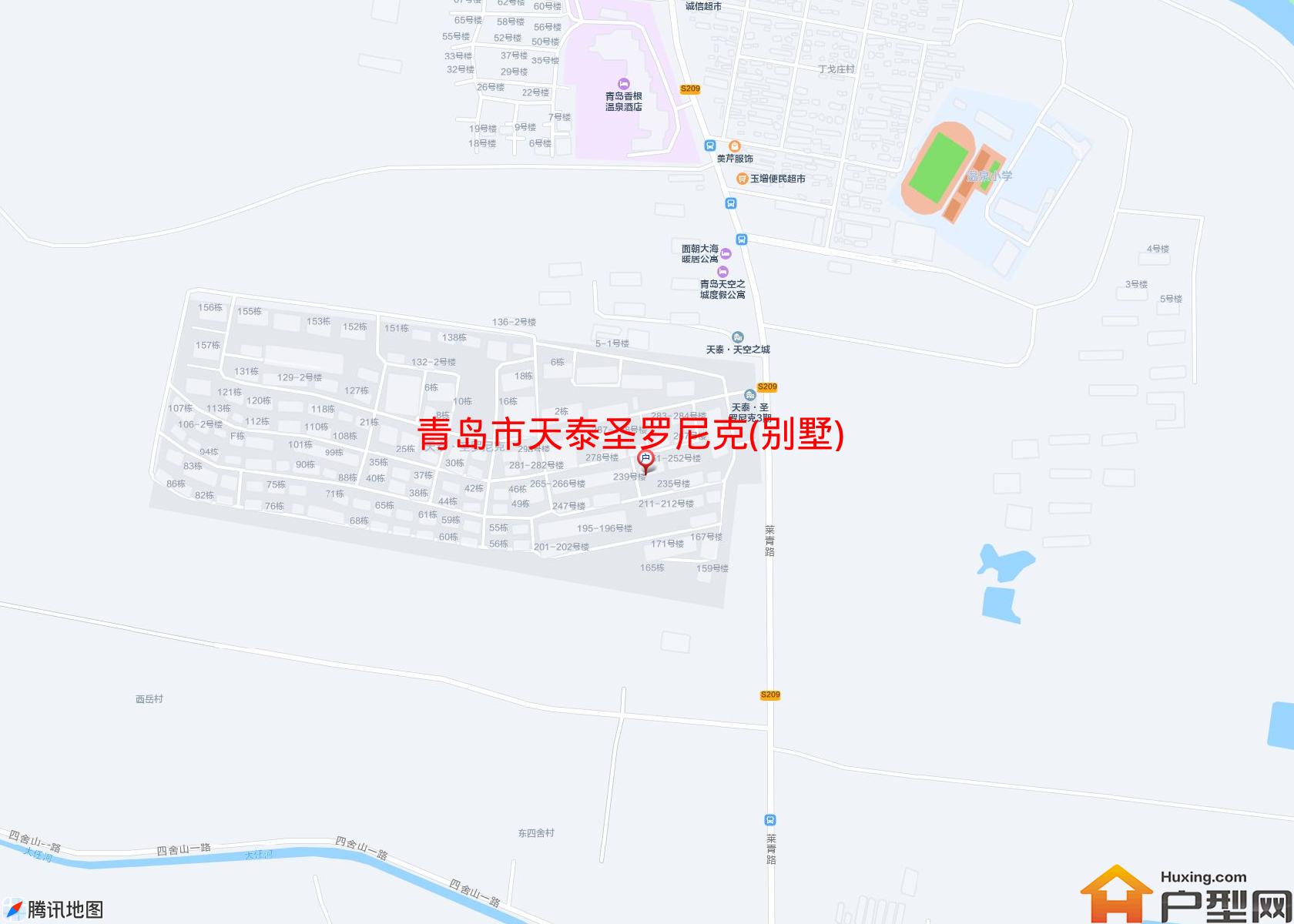 天泰圣罗尼克(别墅)小区 - 户型网