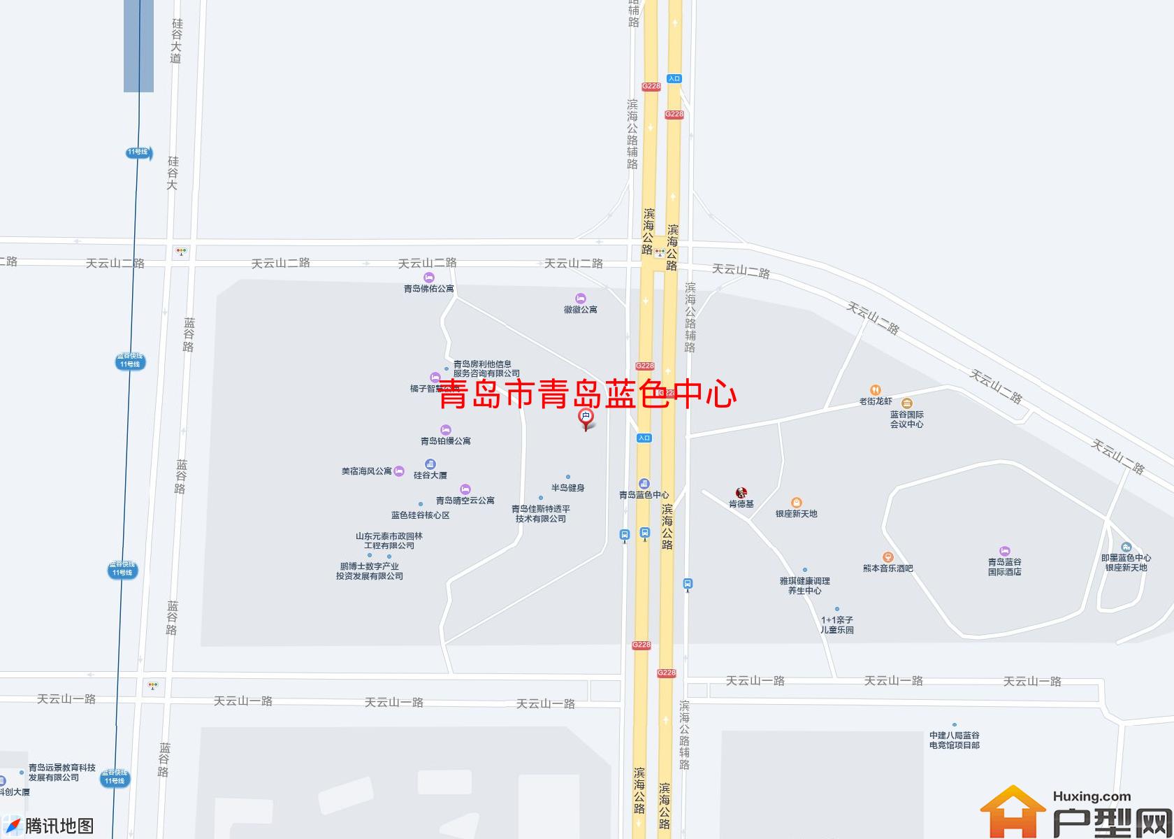 青岛蓝色中心小区 - 户型网