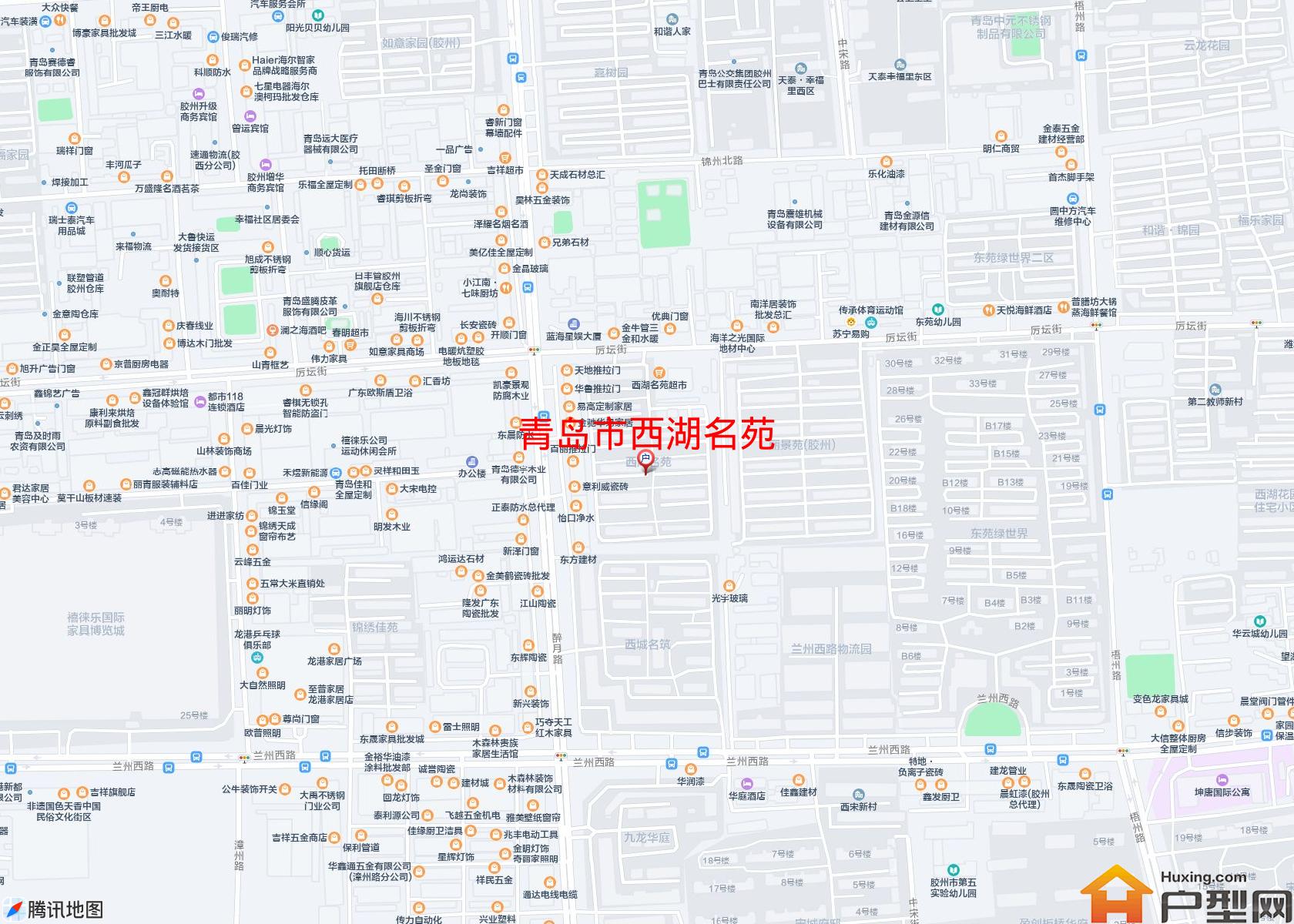西湖名苑小区 - 户型网