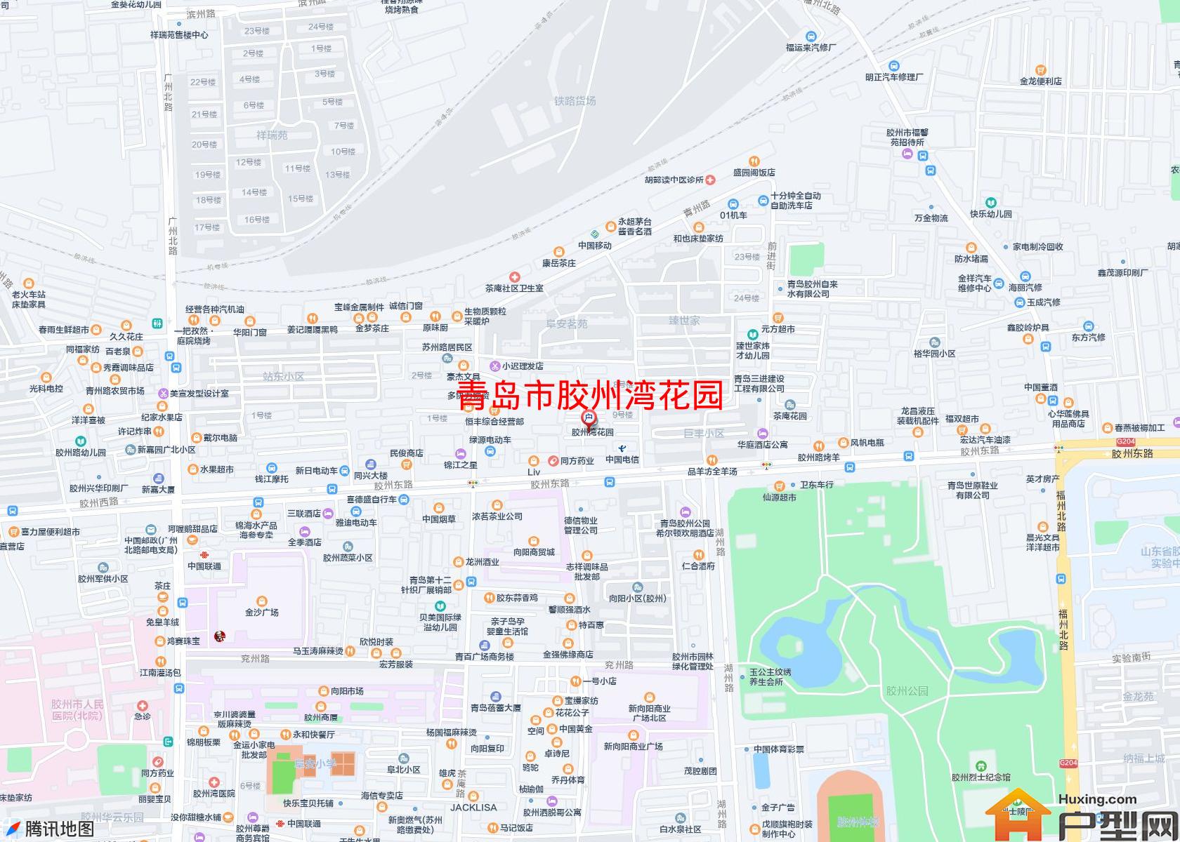 胶州湾花园小区 - 户型网